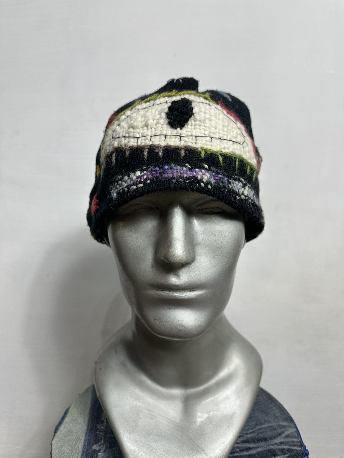 Custom Made Nice Design Art Knitted Eyed Beanie Hats