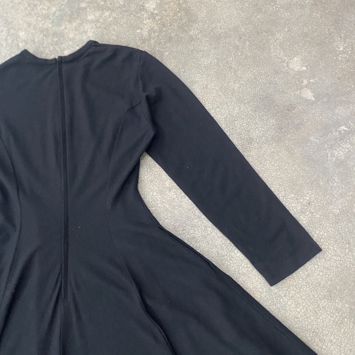 Comme des Garcons ‼️LAST DROP‼️CDG Tricot AD1988 Black Light Wool Flare Dress Size ONE SIZE - 10 Thumbnail