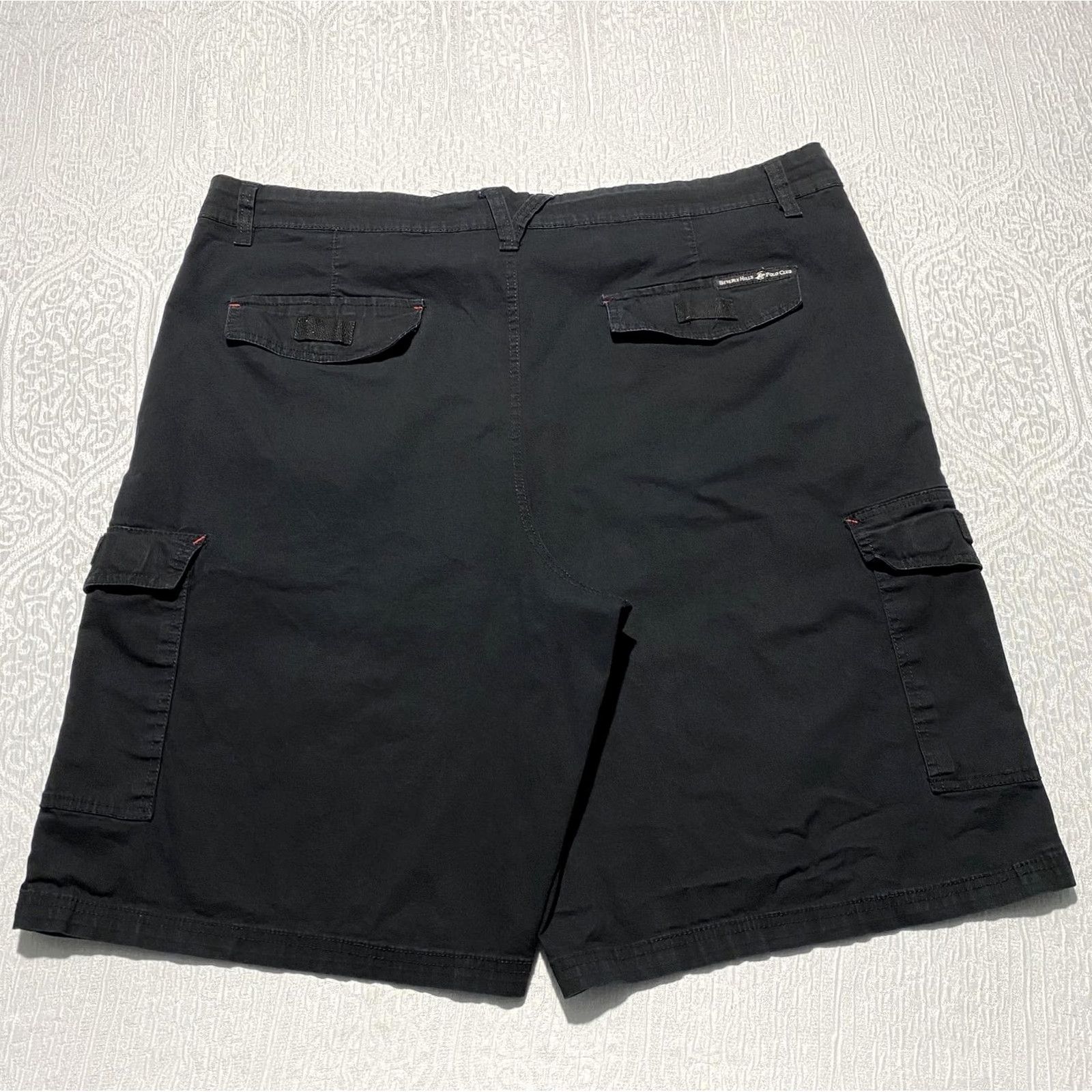 Beverly Hills Polo Club Beverly Hills Polo Club Shorts Mens 42 Black Cargo Stretch Cotton Pockets Casual Size US XL / EU 56 / 4 - 2 Thumbnail