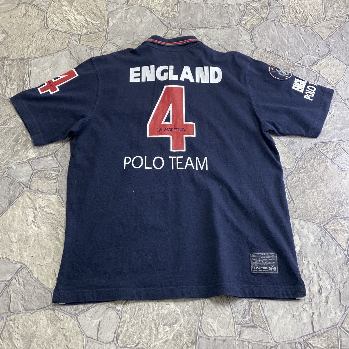 La Martina La Martina Vintage England Polo T-Shirt Size US XL / EU 56 / 4 - 13 Thumbnail
