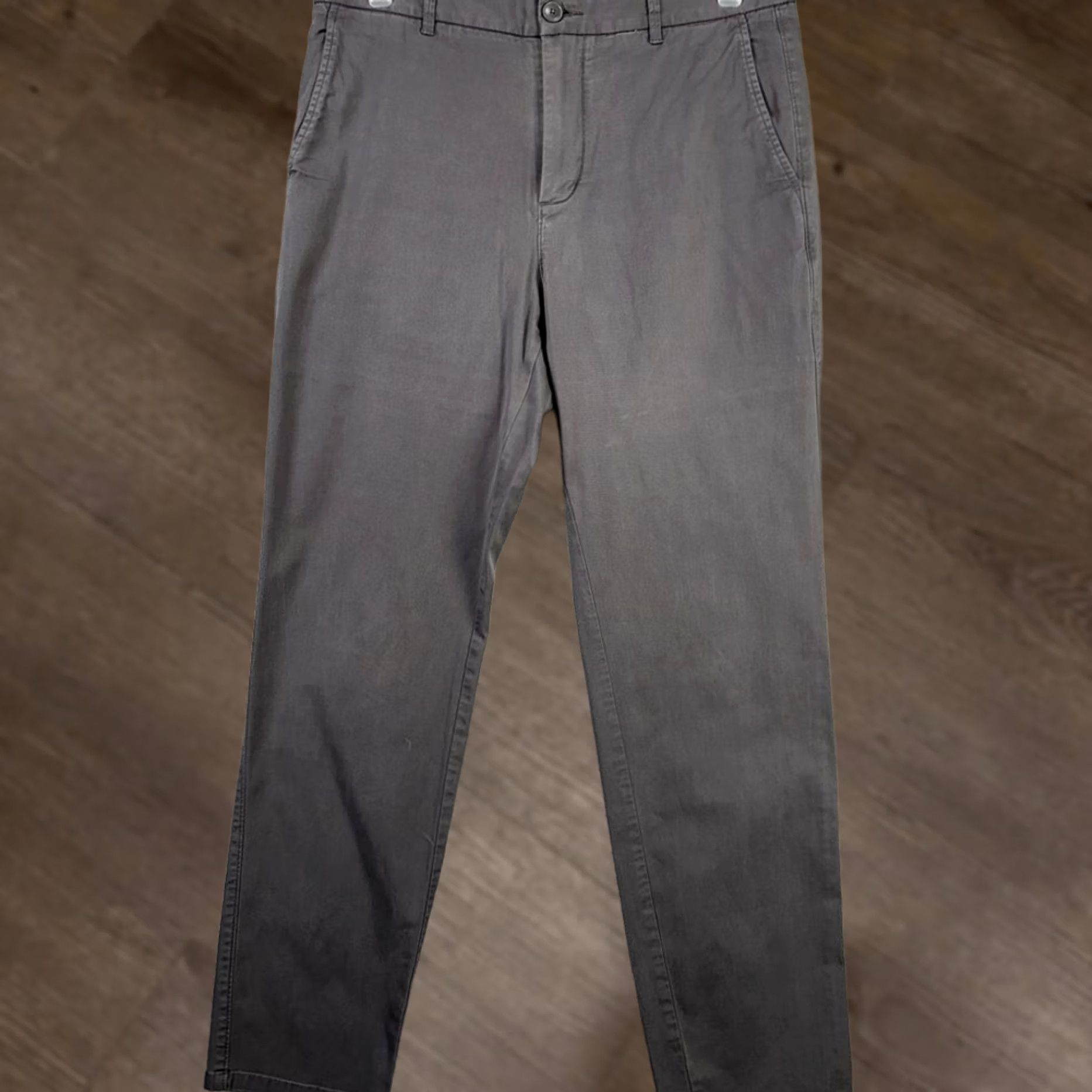 Everlane Everlane Pants Khaki Mens 32X32 Gray Flat Front Straight Pocket Stretch Casual Size US 32 / EU 48 - 1 Thumbnail
