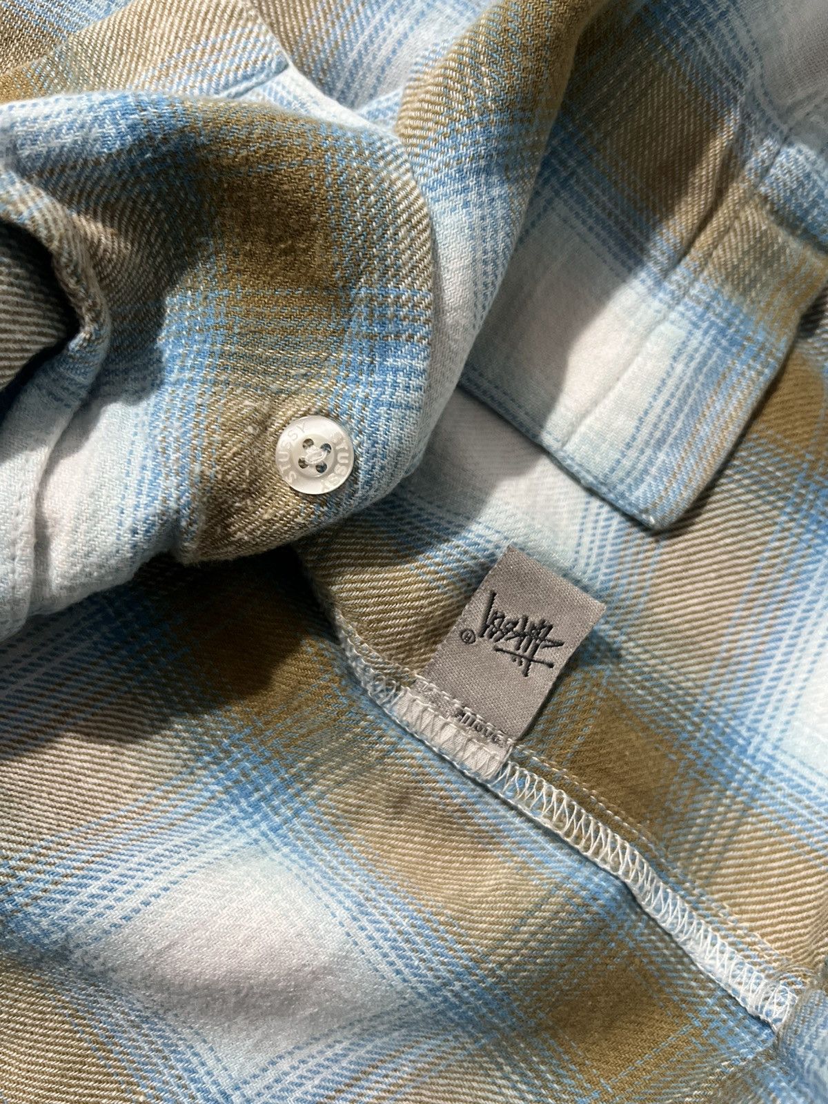 Stussy Rare stussy flannel button up shirt Size US M / EU 48-50 / 2 - 10 Thumbnail