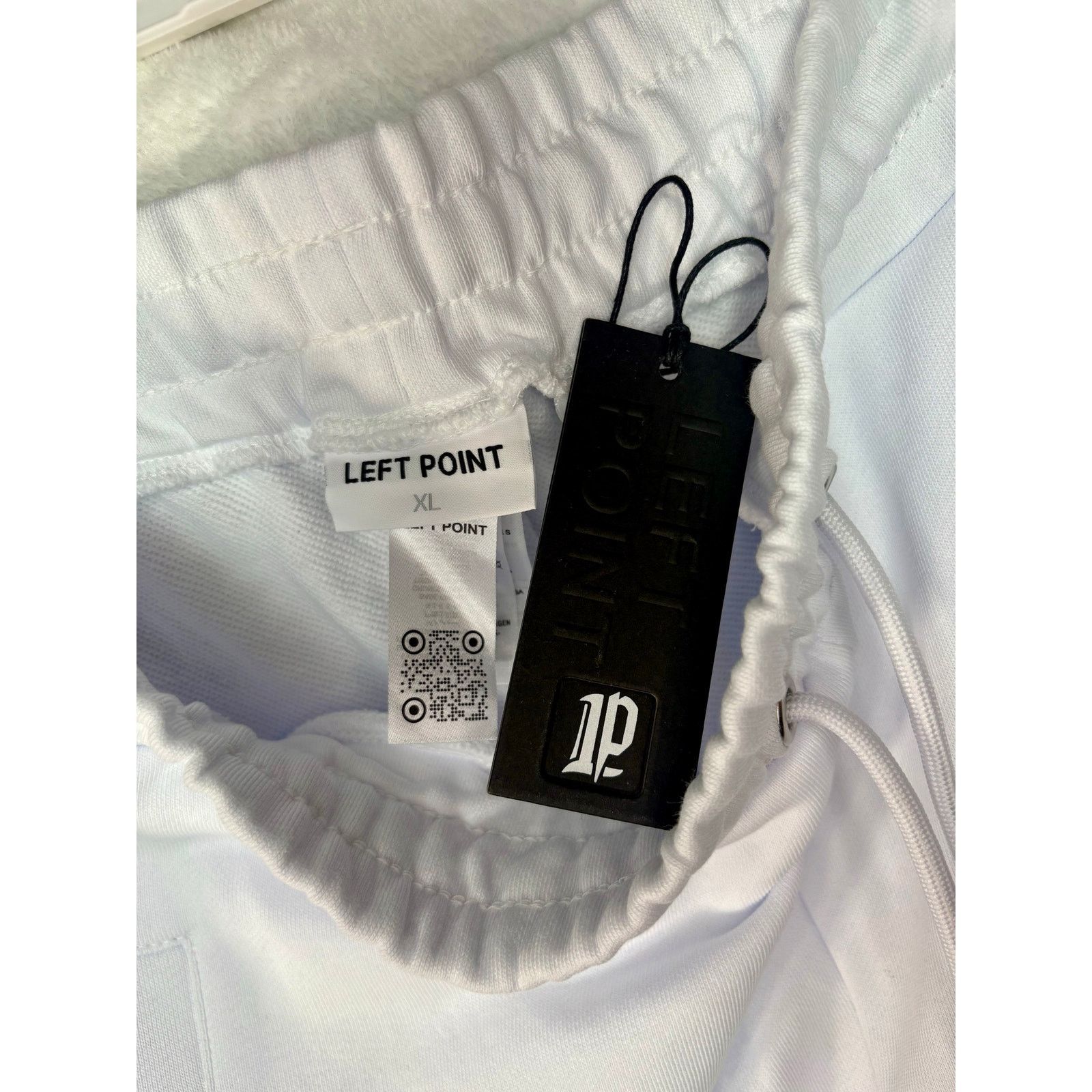 Other Left Point XL White Flare Sweatpants with Rhinestones NWT Size US 34 / EU 50 - 4 Thumbnail