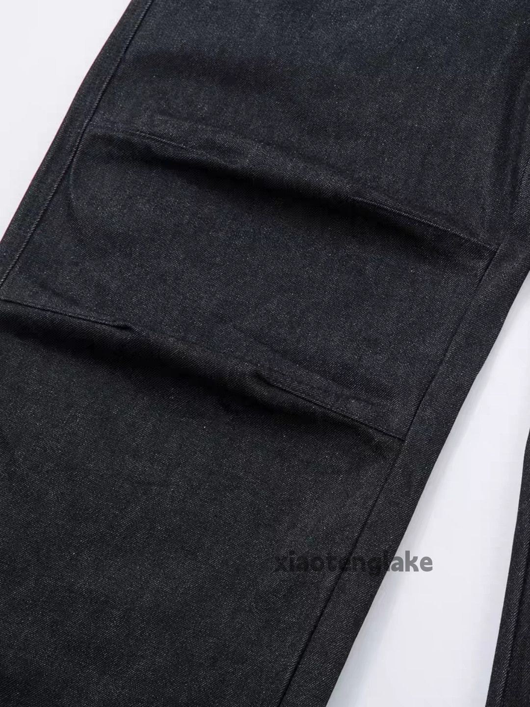 Jean Zx Balenciaga rickowens style pleated loose flared jeans Size US 34 / EU 50 - 3 Thumbnail