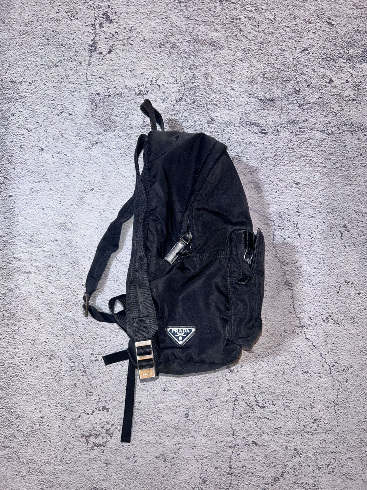 Prada × Vintage VINTAGE BLACK PRADA SPORT BACKPACK | Grailed