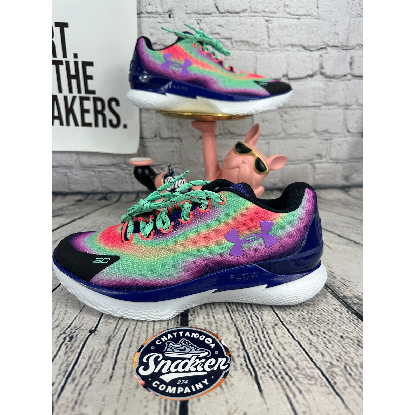 Under Armour Under Armour Curry 1 FloTro Northern Lights Shoes Mens 8 Grailed