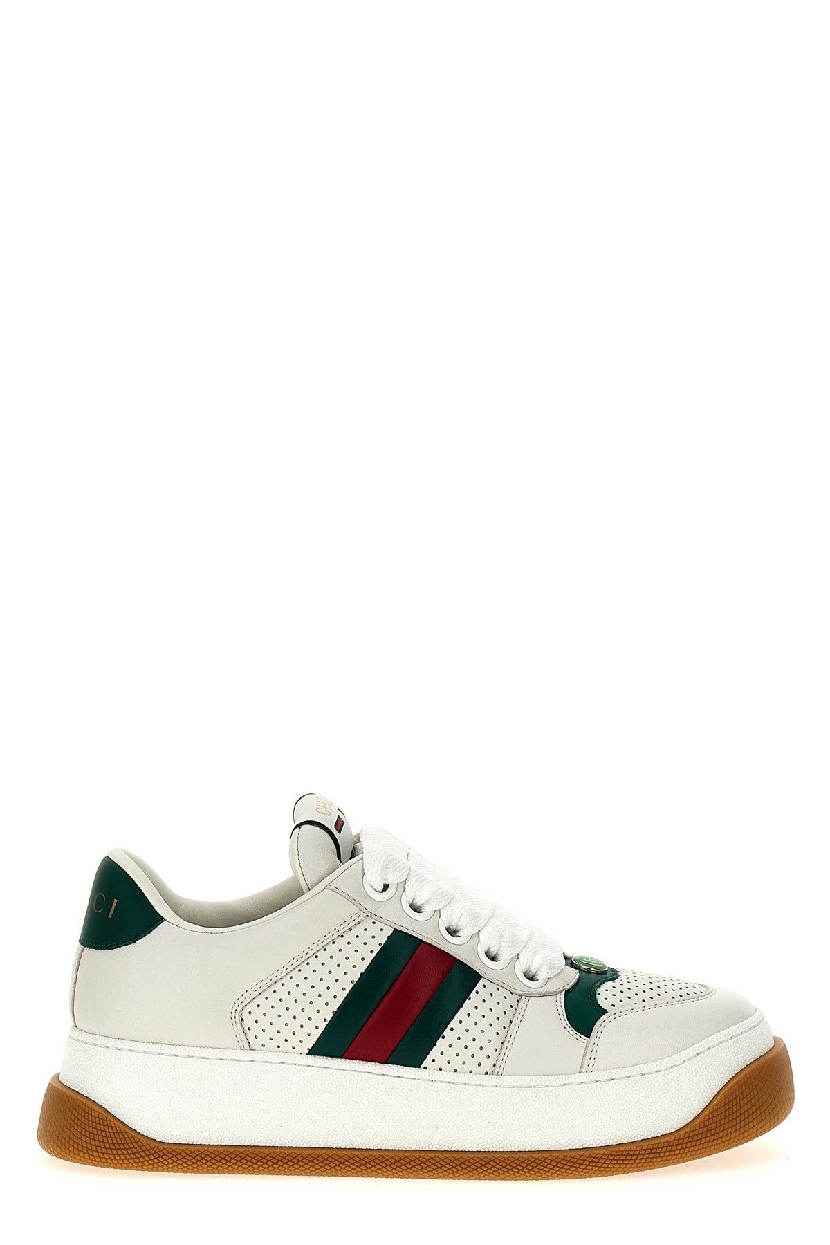 image of Gucci 'screener' Sneakers in White, Women's (Size 11)