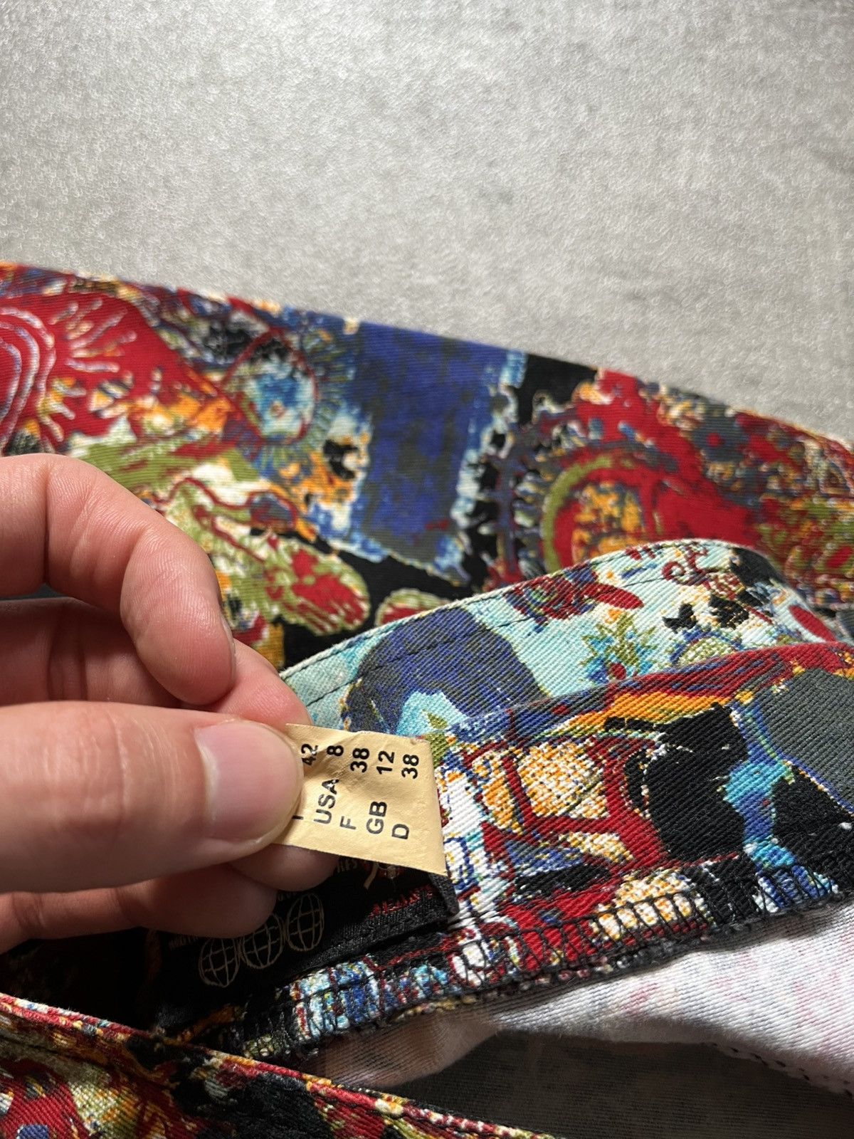 Jean Paul Gaultier Jean Paul Gaultier S/S 00 Basquiat painting all over pants Size US 30 / EU 46 - 13 Thumbnail