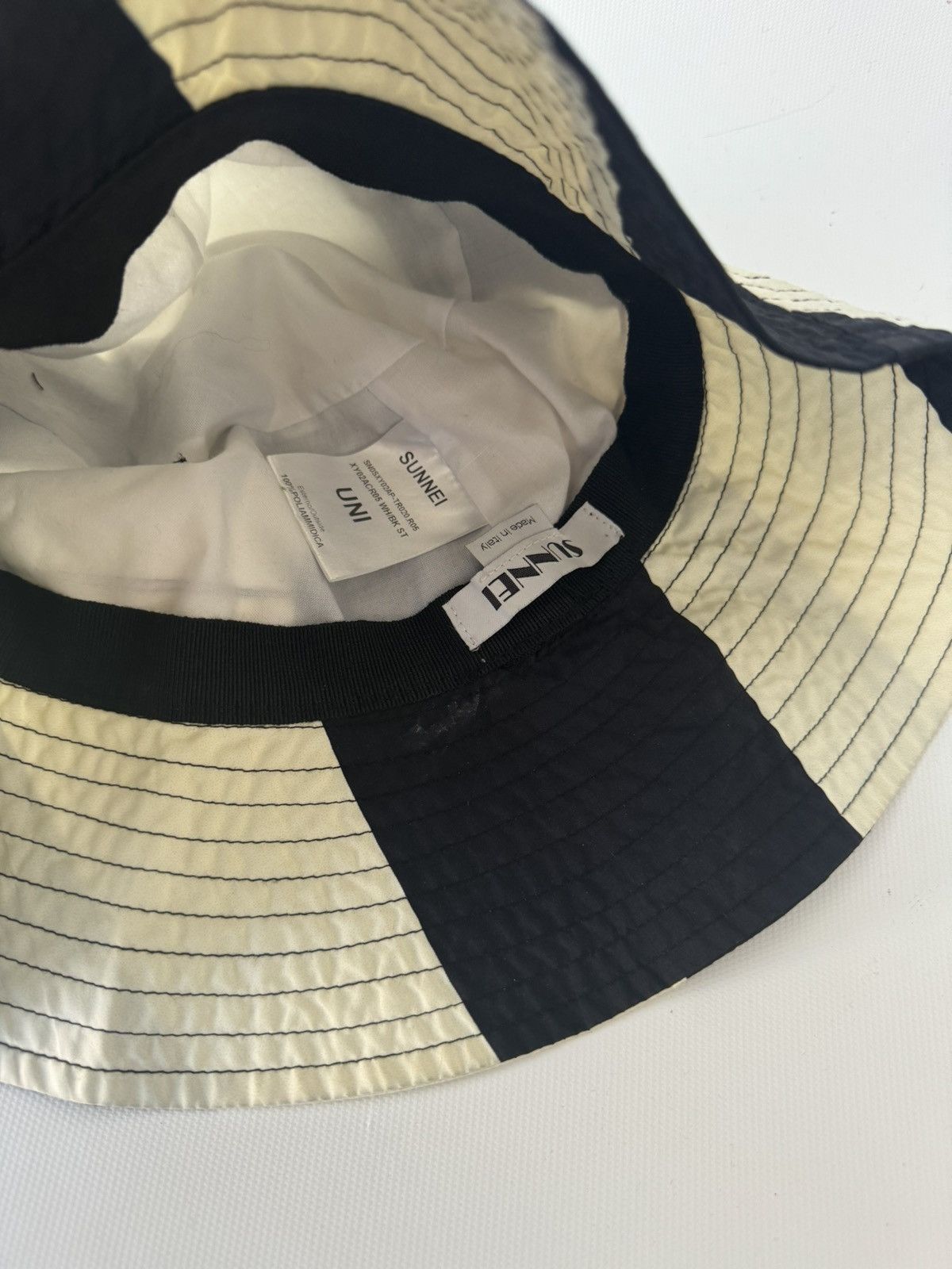 Sunnei Sunnei black and white bucket hat Size ONE SIZE - 2 Thumbnail