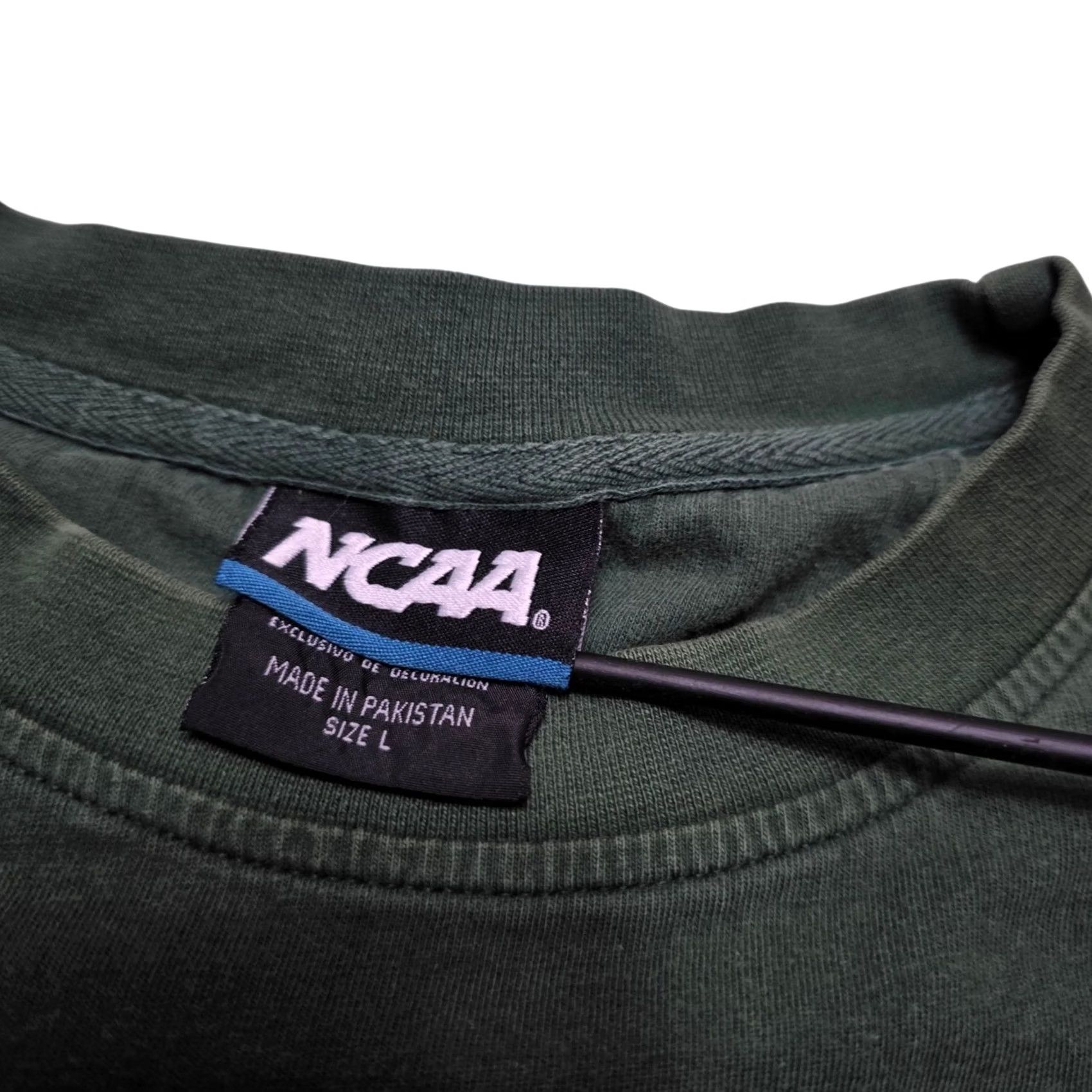 NCAA VINTAGE Michigan State Spartans Green T-Shirt Sparty Graphic Men L NCAA 90s Crew Neck Short Sleeve Shirt Mens Size US L / EU 52-54 / 3 - 2 Thumbnail