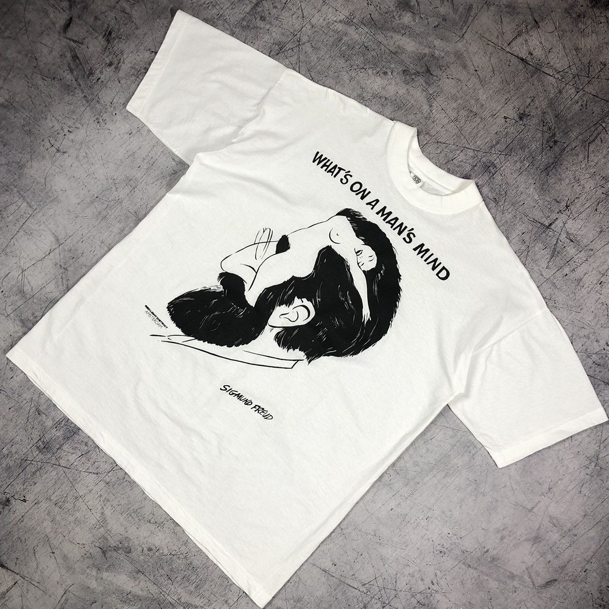 Other Vintage 90s Sigmund Freud Amsterdam Red Light District Tee Size US XL / EU 56 / 4 - 3 Thumbnail