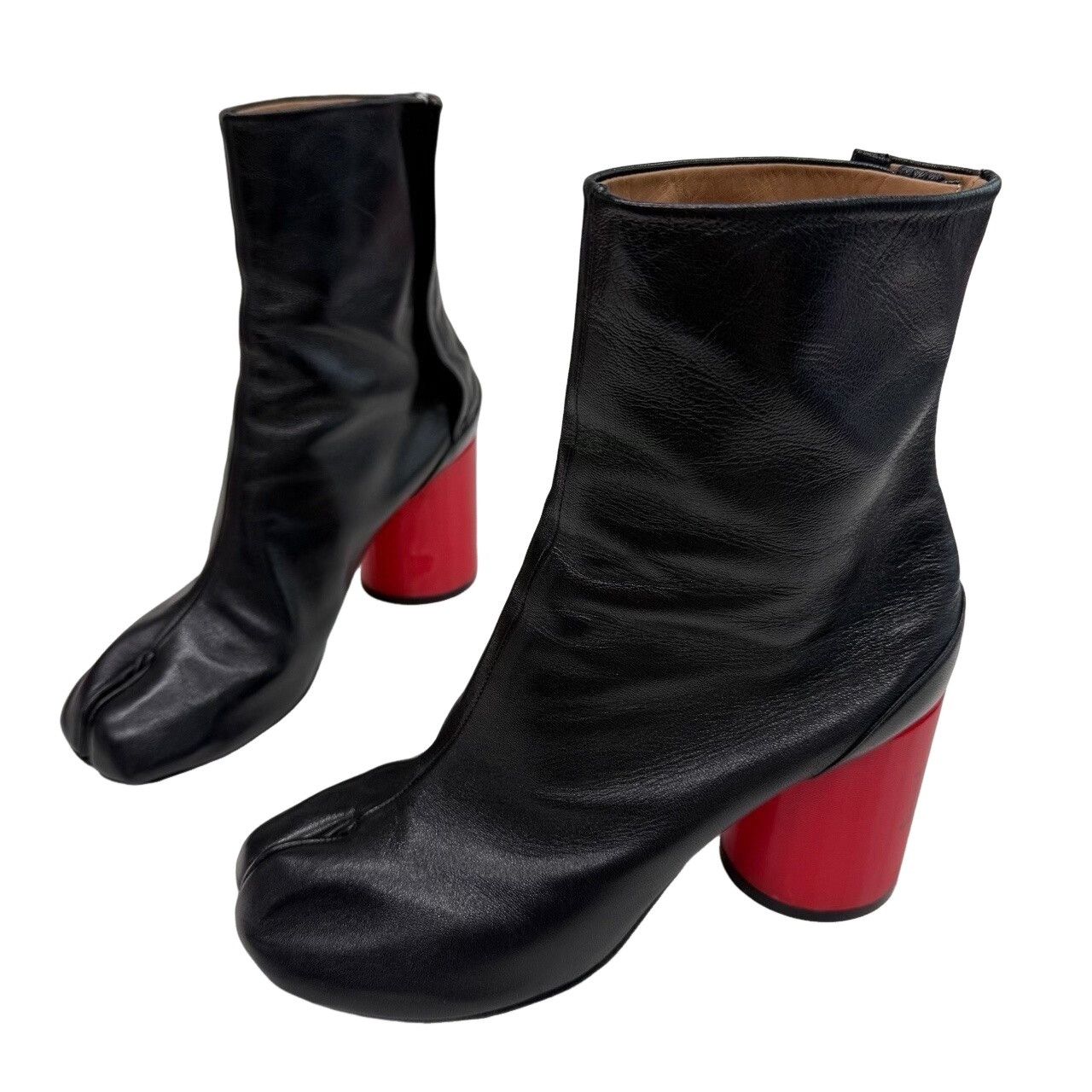 Maison Margiela Maison Margiela Tabi Leather Boots Size 38 Size US 8 / IT 38 - 1 Thumbnail