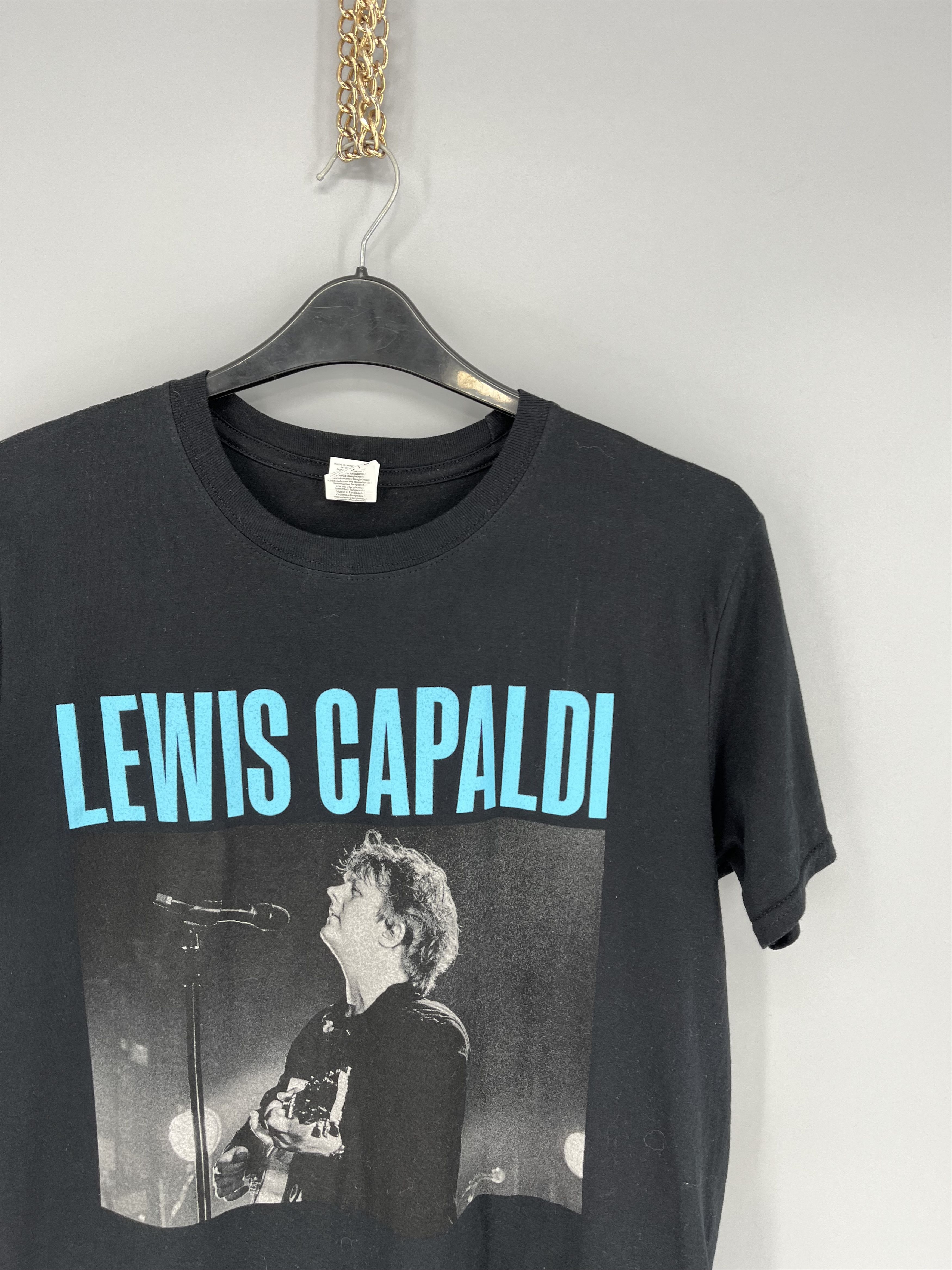 Band Tees × Vintage Mens Lewis Capaldi Vintage T-Shirt Band Tee Size M Size US M / EU 48-50 / 2 - 5 Thumbnail