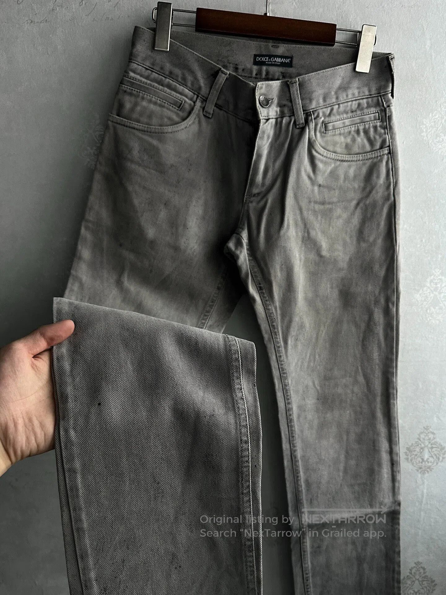 Dolce & Gabbana Dolce＆Gabbana Soiled, aged jeans| Size US 28 / EU 44 - 3 Thumbnail