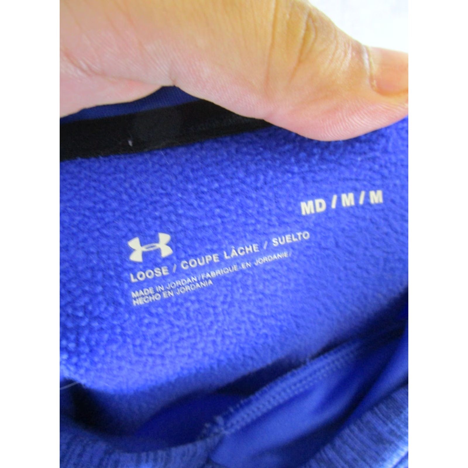 Under Armour Under Armour Hoodie Mens Medium Blue Pullover Sweatshirt Size US M / EU 48-50 / 2 - 6 Thumbnail