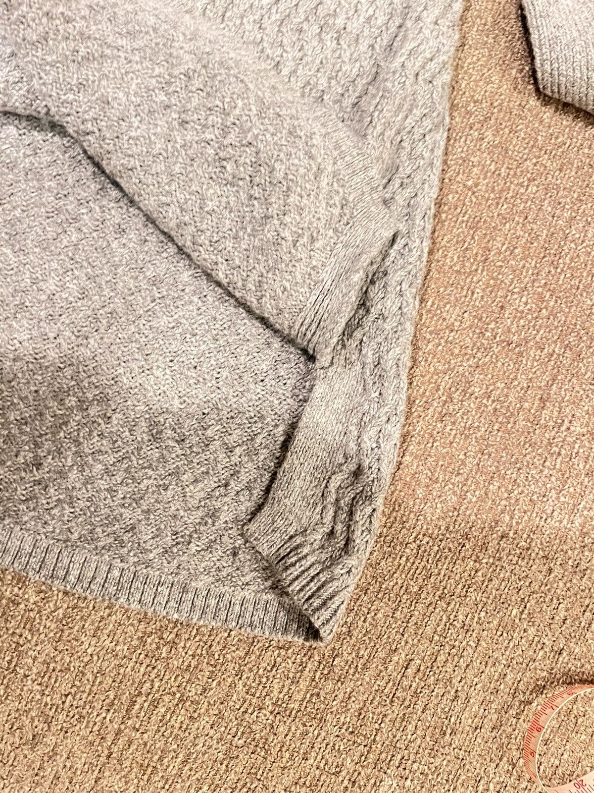Loft Loft was grey cable ribbed sweater Size XS / US 0-2 / IT 36-38 - 5 Thumbnail