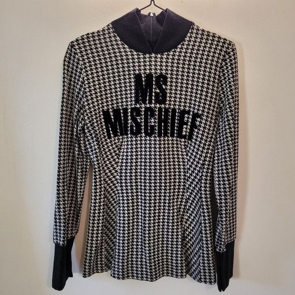 By Malene Birger MS Mischief Malene Birger Houndstooth Turtleneck Sweater - S Size S / US 4 / IT 40 - 1 Thumbnail