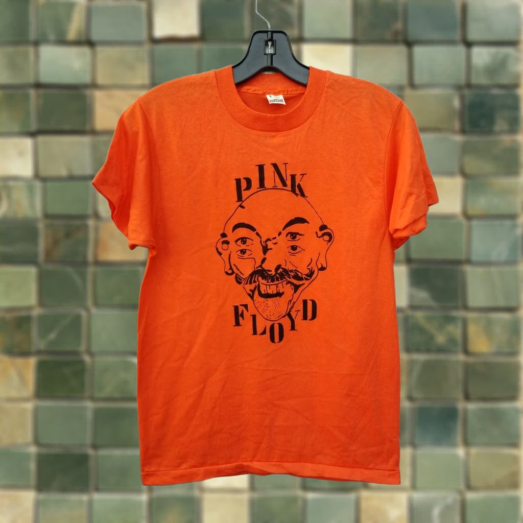 Vintage VINTAGE Pink Floyd Graphic Tee Shirt Mens S Orange 70s 80s Deadstock Relic LP Album Cover Tour Concert Size US S / EU 44-46 / 1 - 1 Thumbnail