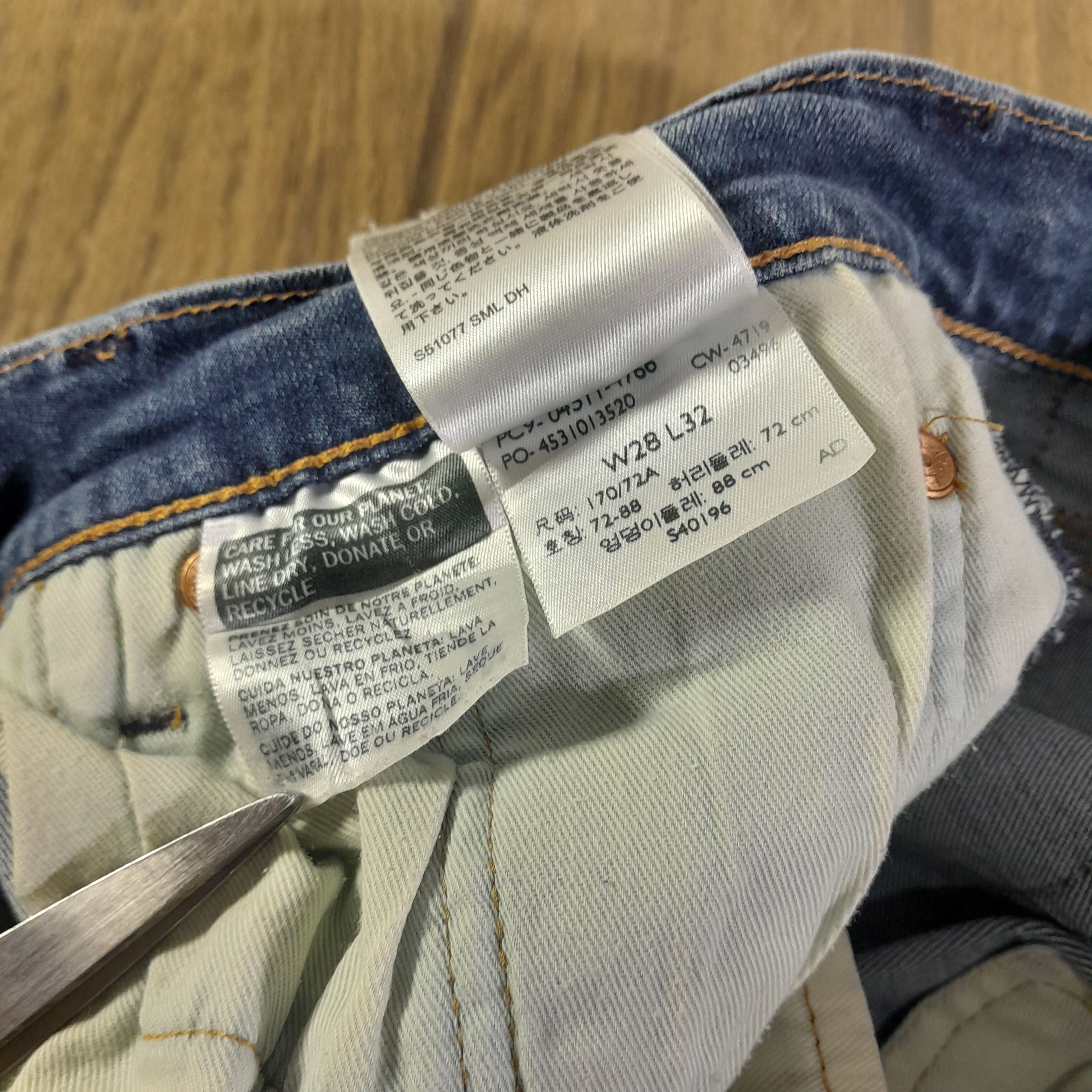 Levi's Vintage Levi's 511 Big E Jeans pants Size 28" / US 6 / IT 42 - 14 Thumbnail