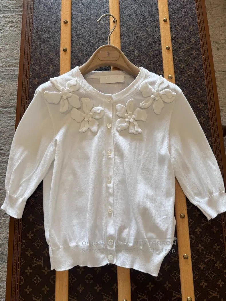 Other Valentino Three-dimensional carved cardigan jacket Size M / US 6-8 / IT 42-44 - 1 Thumbnail