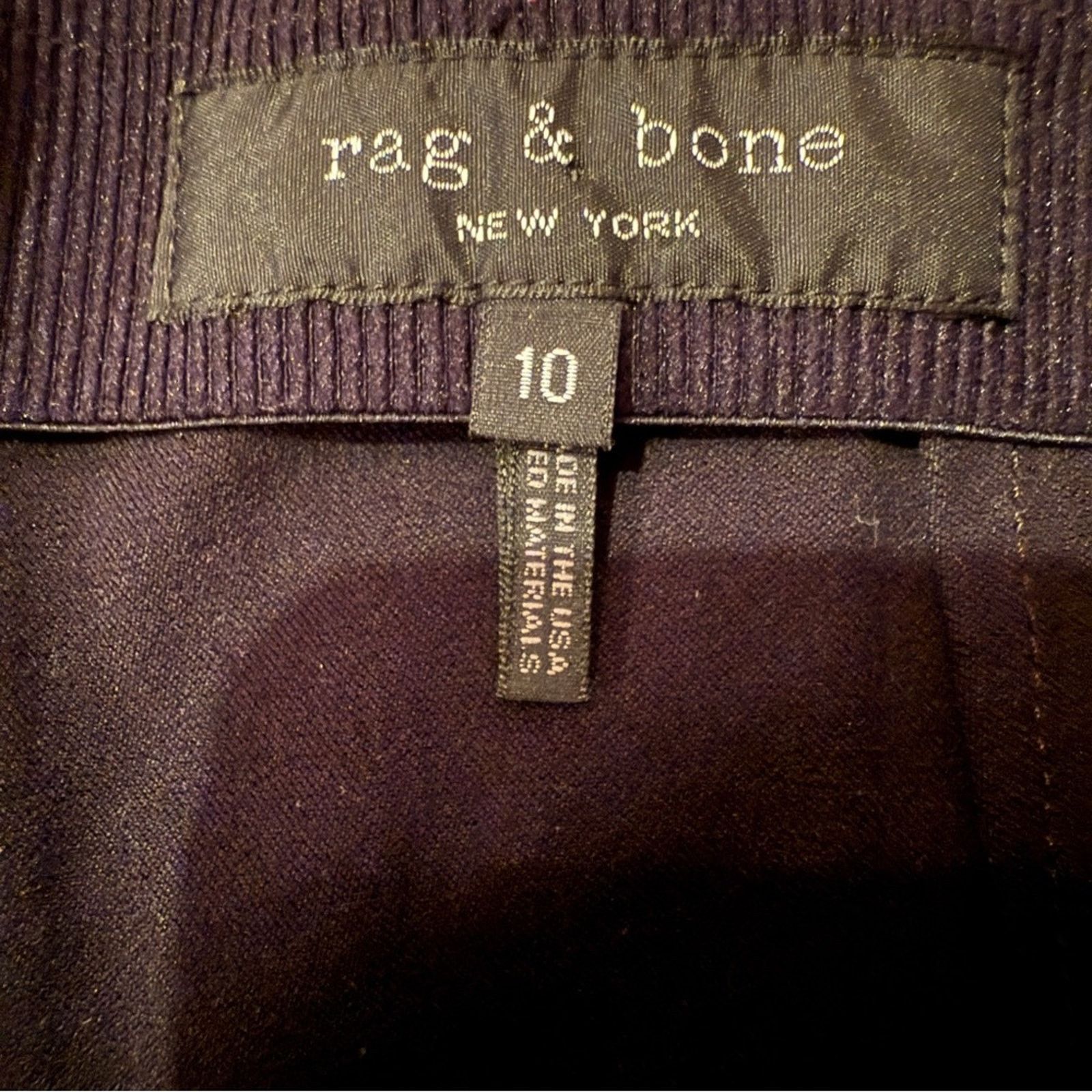 Rag & Bone Rag & Bone Simone Snap High Rise Black Pants Sz 10 Size 32" / US 10 / IT 46 - 8 Thumbnail