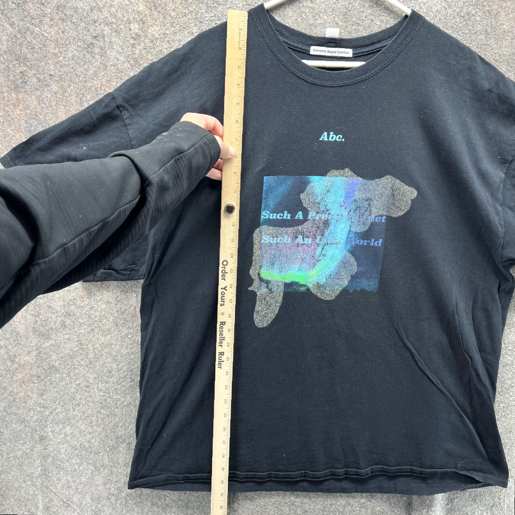 Advisory Board Crystals Advisory Board Crystals Shirt Mens 2XL Black Earth Day 2020 Graphic Relaxed Tee Size US XXL / EU 58 / 5 - 6 Thumbnail