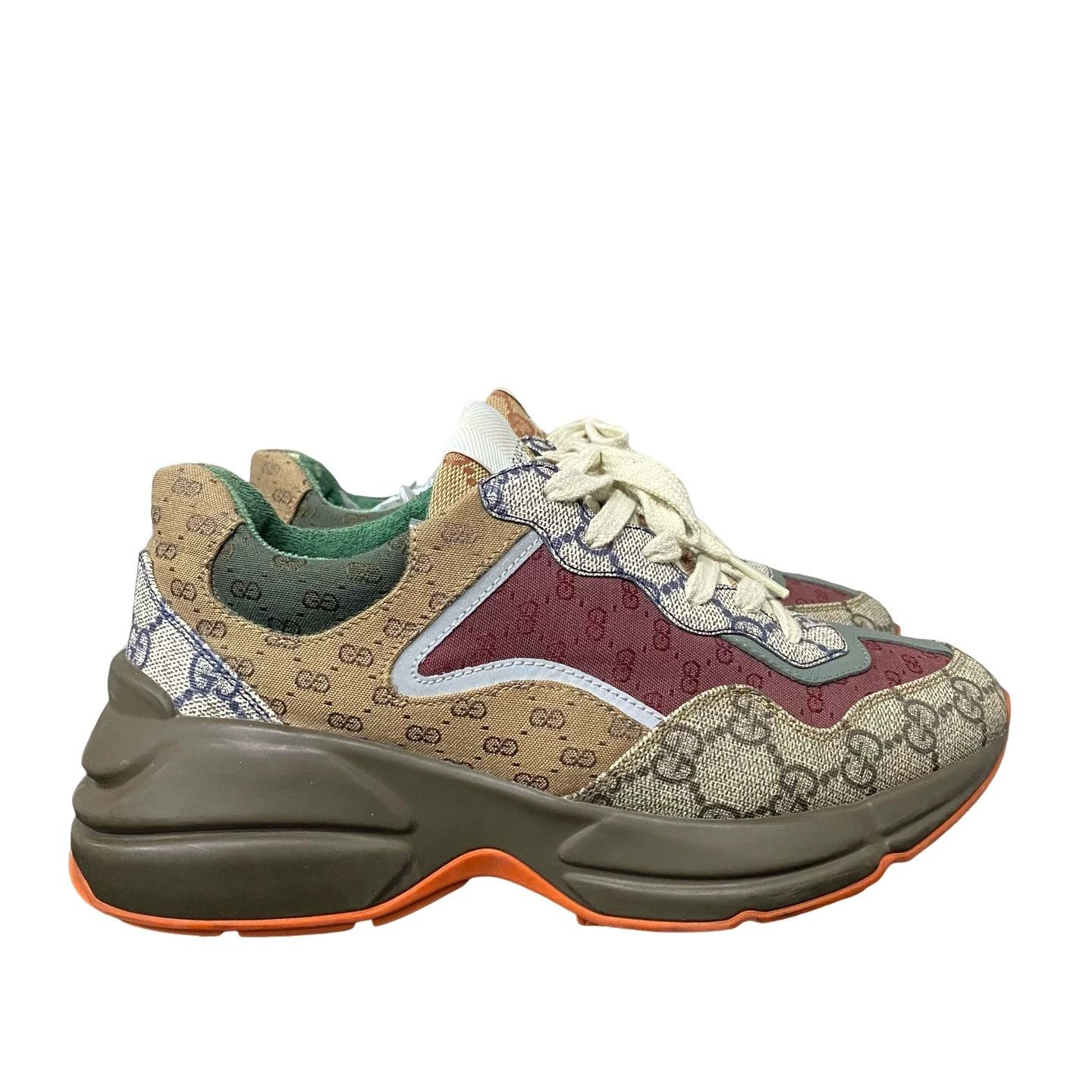 Gucci Gucci GG Logo Chunky Sneakers Size 37 Size US 7 / IT 37 - 1 Thumbnail