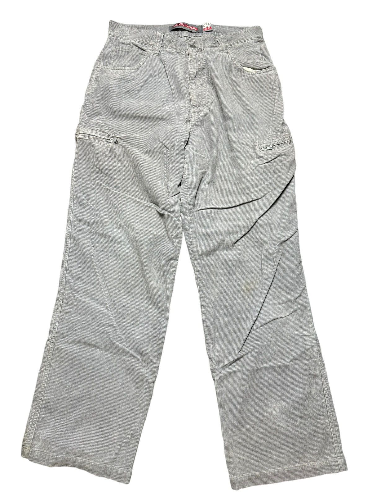 Quiksilver VINTAGE QUIKSILVER CORDUROY PANTS SIDE POCKET Size US 30 / EU 46 - 1 Thumbnail