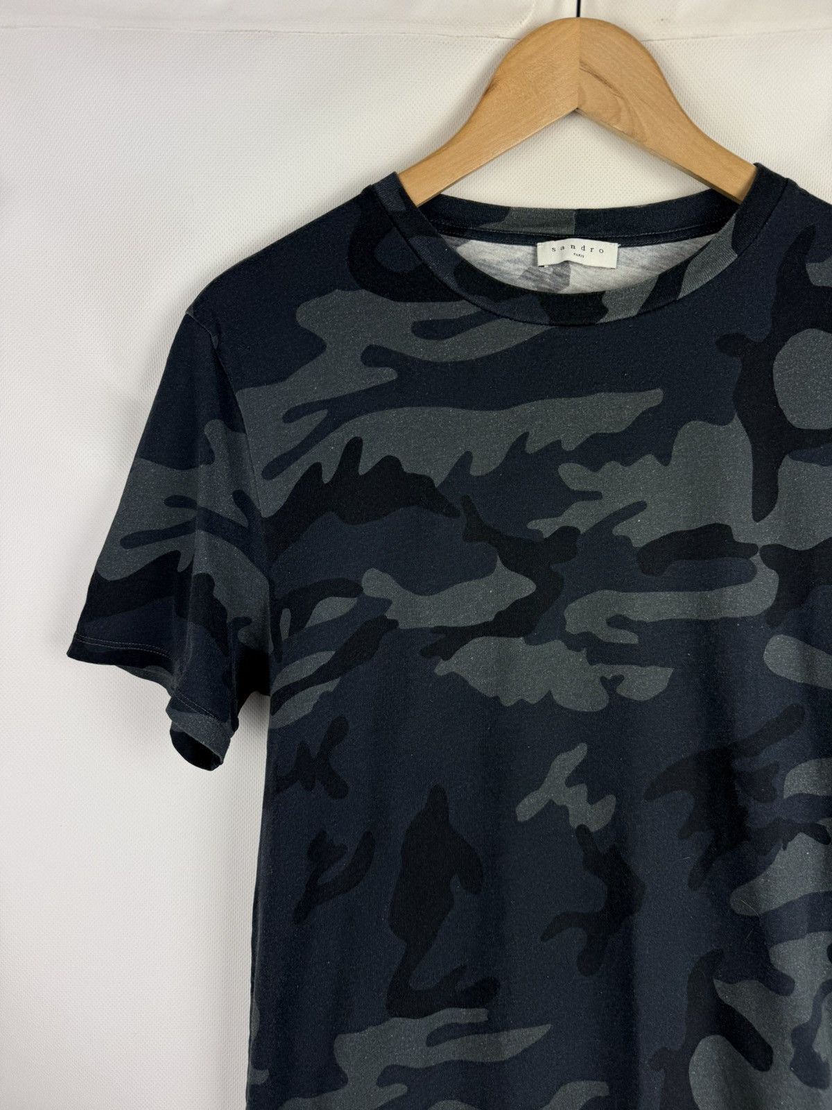 Sandro Sandro Paris Men’s Short Sleeve Camo T Shirt Size 1 Size US XS / EU 42 / 0 - 4 Thumbnail