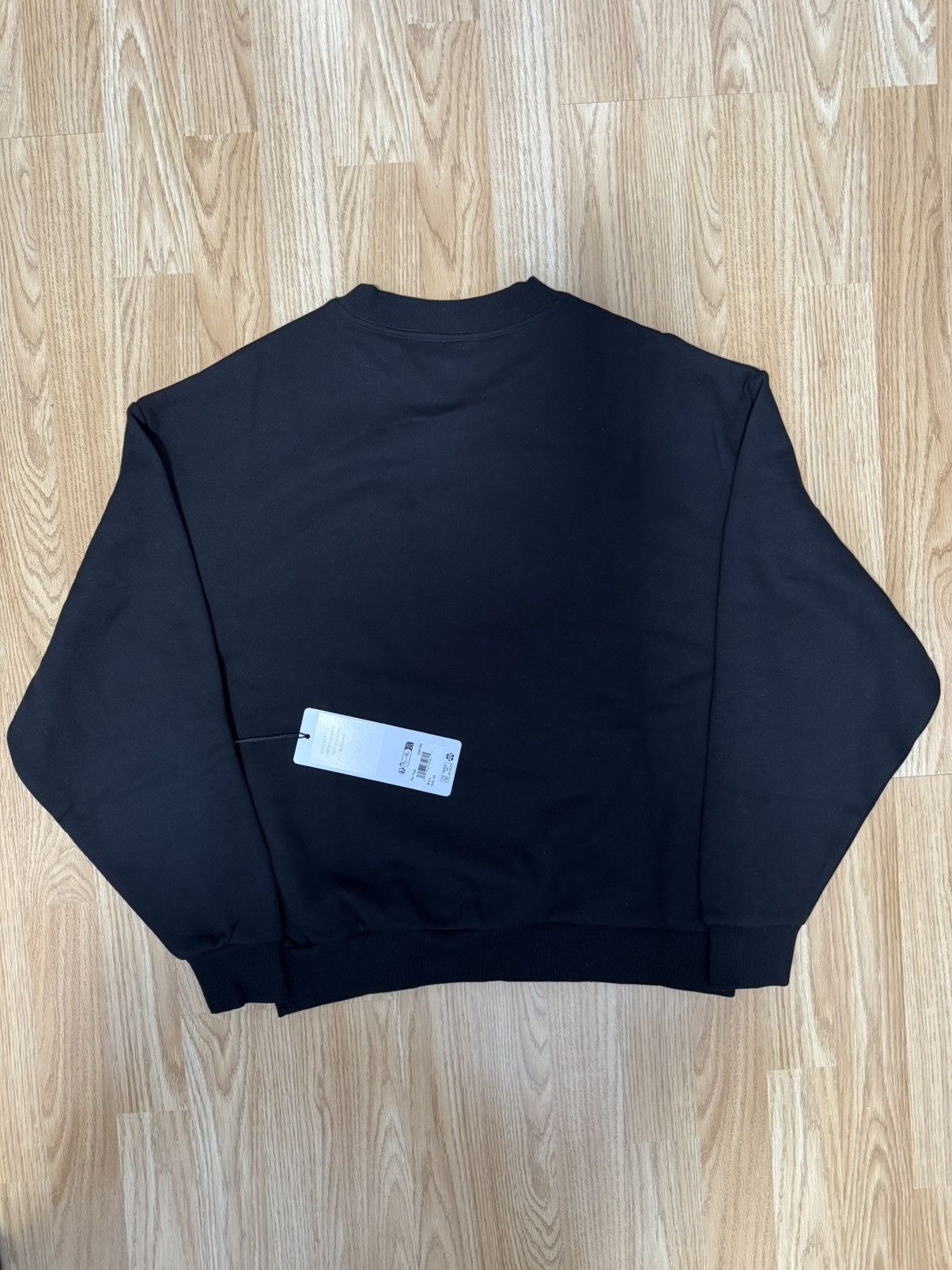 Alo Yoga Alo Yoga Accolade Black Crewneck Sweatshirt Size XS / US 0-2 / IT 36-38 - 2 Thumbnail