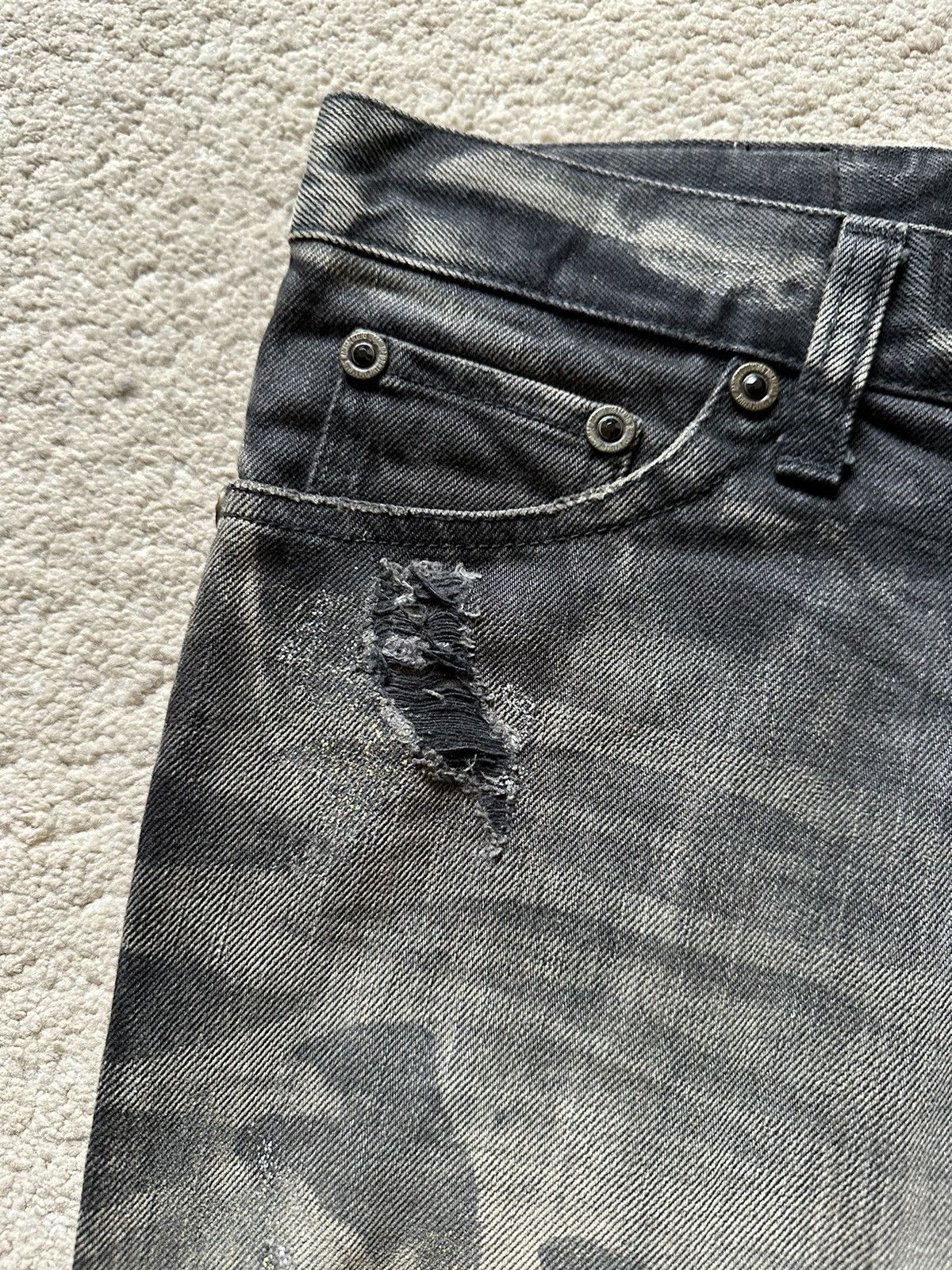semanticdesign 1990s semanticdesign Mudwash with Clawmark Jeans Size US 30 / EU 46 - 9 Thumbnail