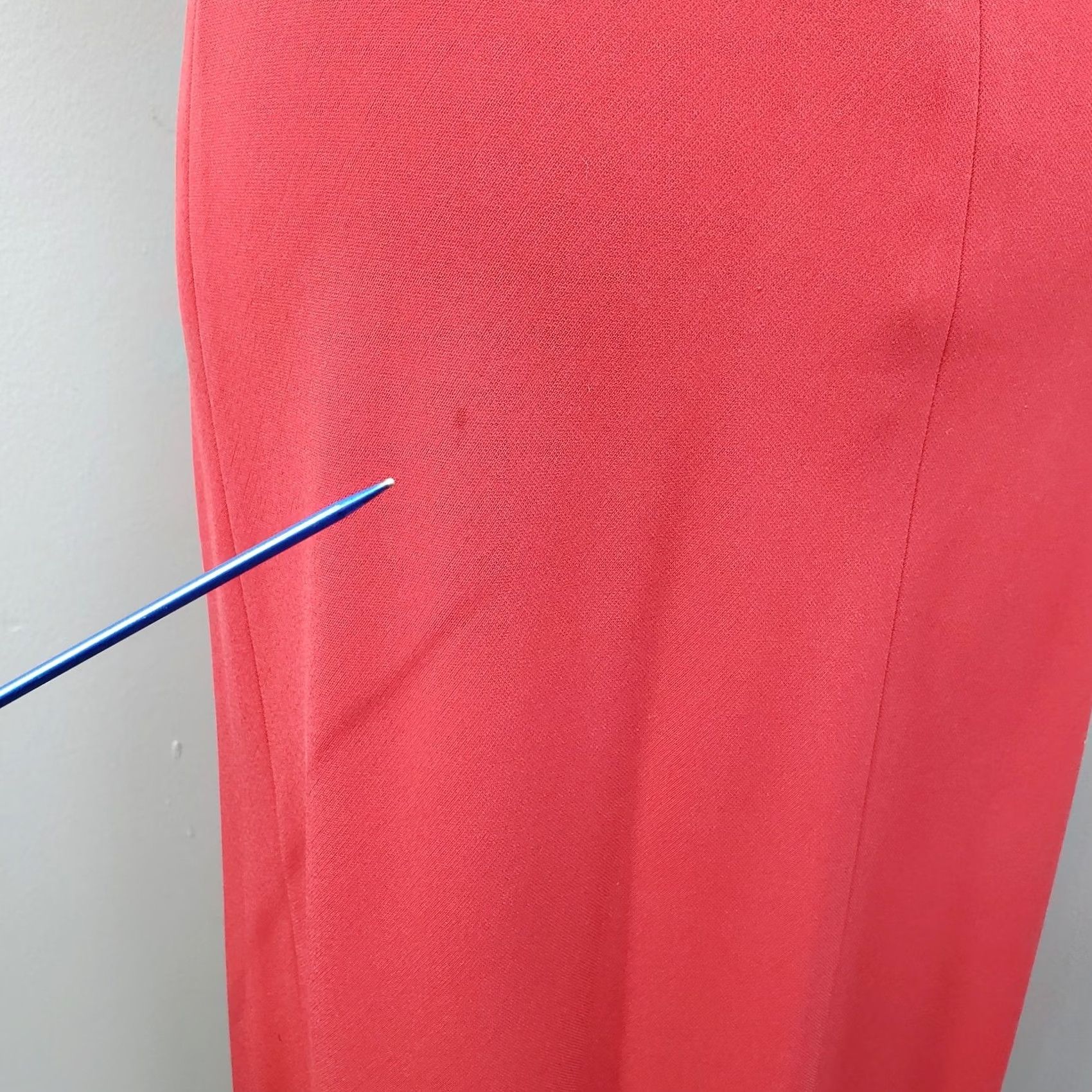 Ralph Lauren Lauren Ralph Lauren Womens 4 Red Summer Sleeveless Sheath Dress V-Neck Knee Length Size S / US 4 / IT 40 - 3 Thumbnail