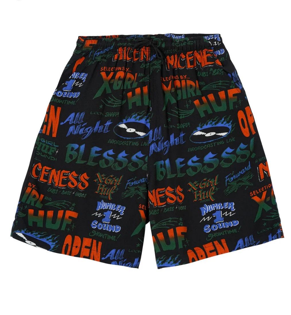 Huf × X-Girl XGIRL x HUF SOUND RESORT SHORT Size 26" / US 2 / IT 38 - 1 Thumbnail