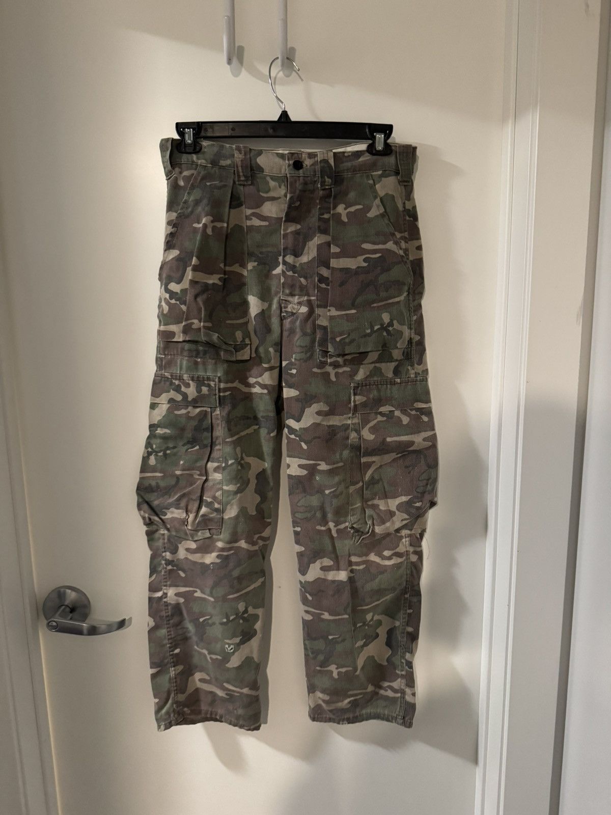 Vintage Vintage Military Camo Fatigue Pants Size US 32 / EU 48 - 1 Thumbnail