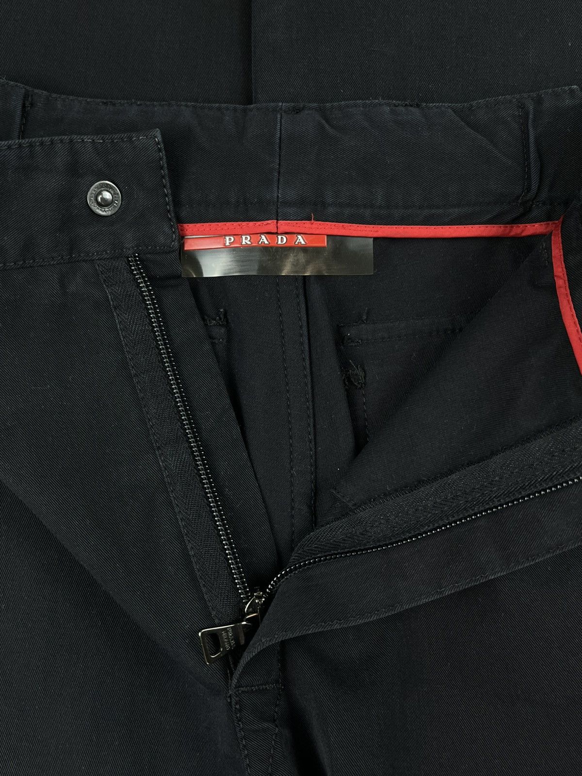 Prada Prada Sport Red Tab Removable Belt Zipper Trousers Pants Size US 30 / EU 46 - 7 Thumbnail