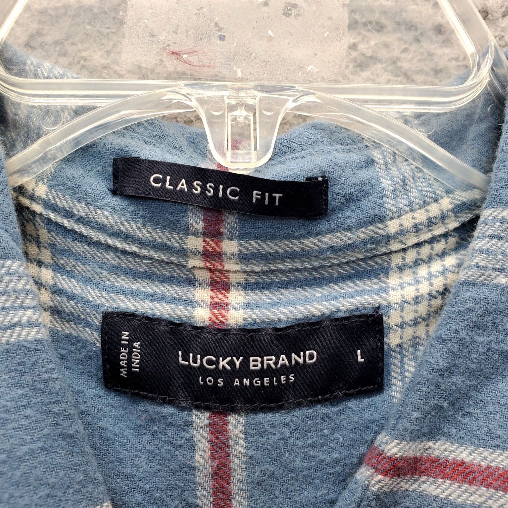 Lucky Brand Lucky Brand Flannel Shirt Mens L Multi Plaid Classic Fit Chest Pocket Shirt Size US L / EU 52-54 / 3 - 5 Thumbnail