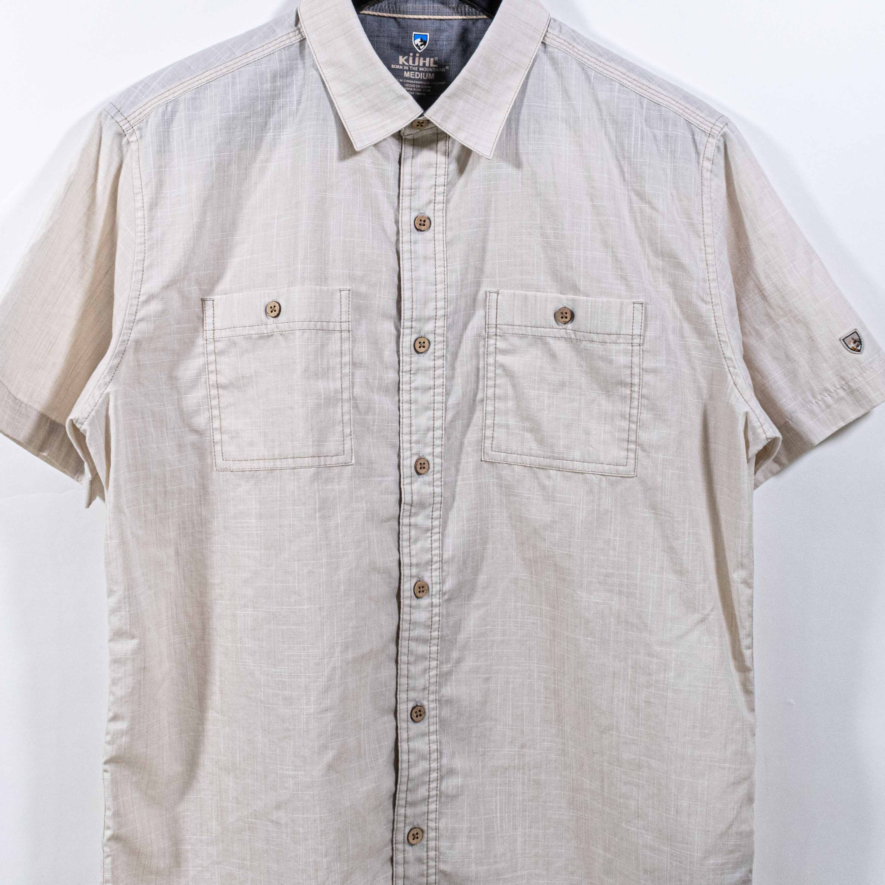 Kuhl × Vintage Kuhl Shorts Sleeve Button Shirt Optimizr Medium Outdoor Size US M / EU 48-50 / 2 - 3 Thumbnail