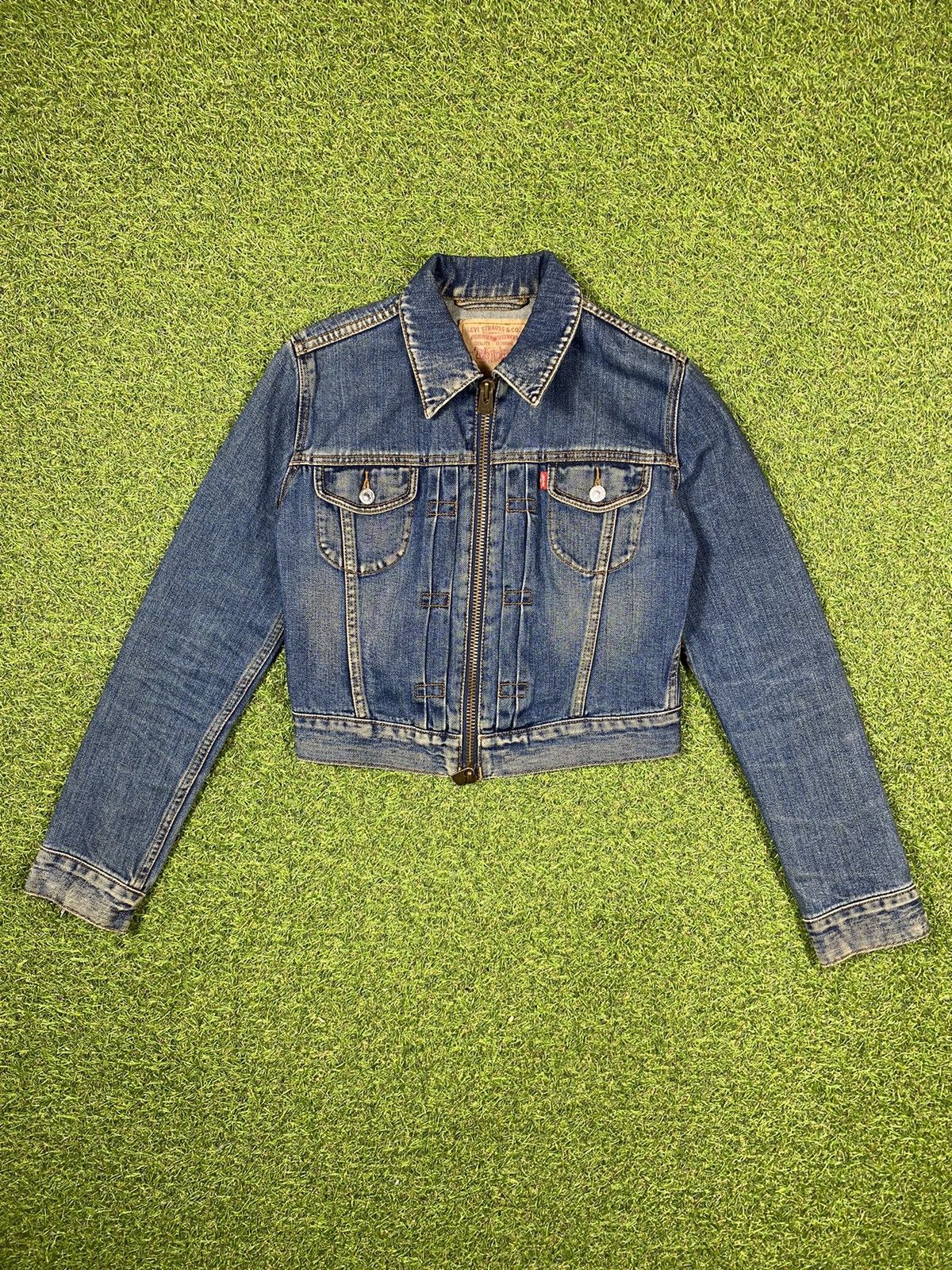 Levi's × Levi's Vintage Clothing × Vintage Vintage Y2K Levi’s zip denim jacket jeans streetwear size M Size M / US 6-8 / IT 42-44 - 1 Thumbnail