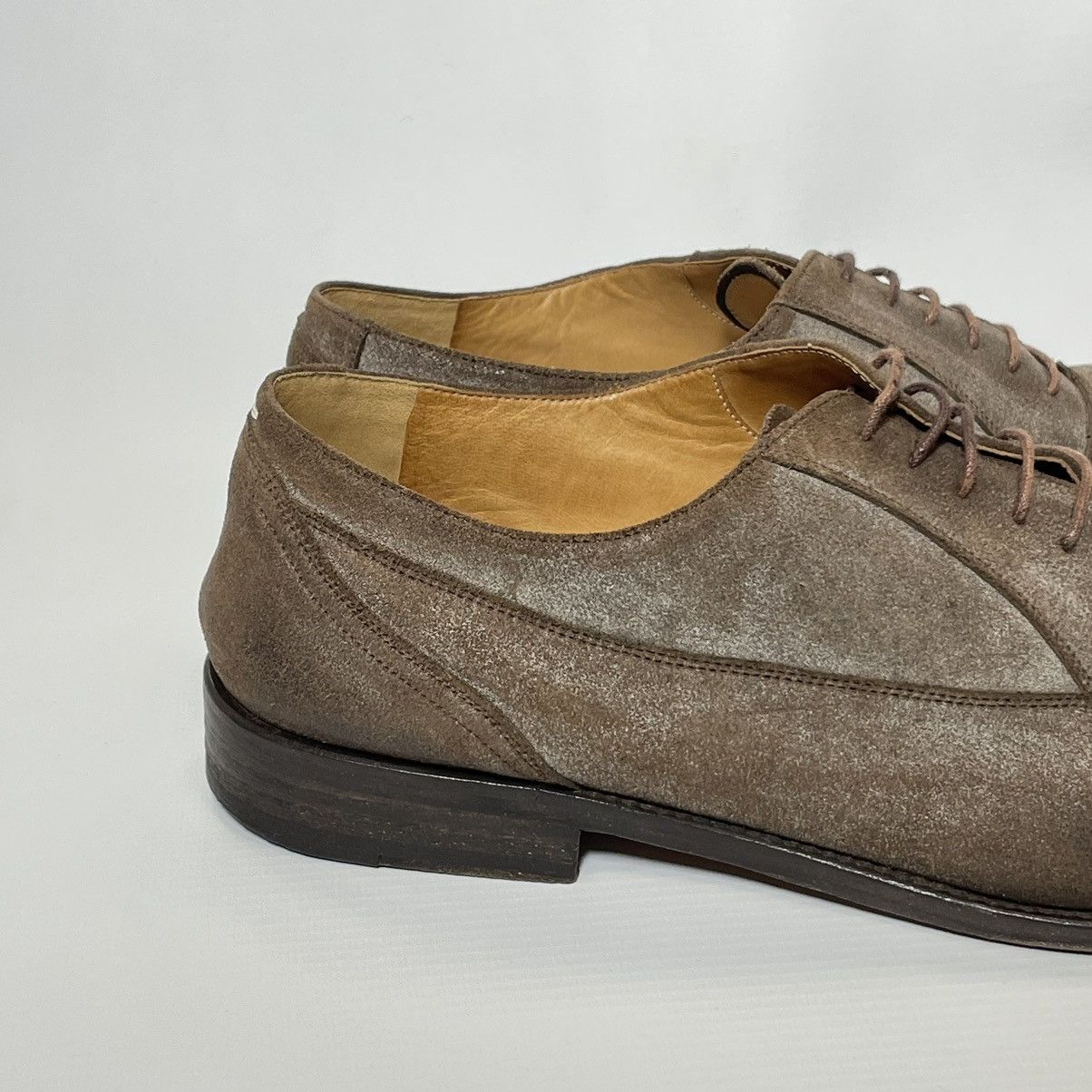 Maison Margiela ‘Mould’ Effect Suede Oxford Shoes Size US 11 / EU 44 - 5 Thumbnail
