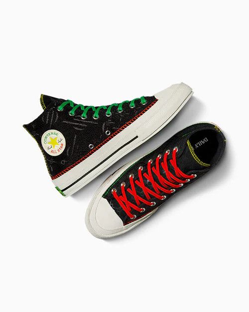 Converse Converse x Daily Paper Chuck Taylor 70 High Black Size 11 Size US 11 / EU 44 - 3 Thumbnail