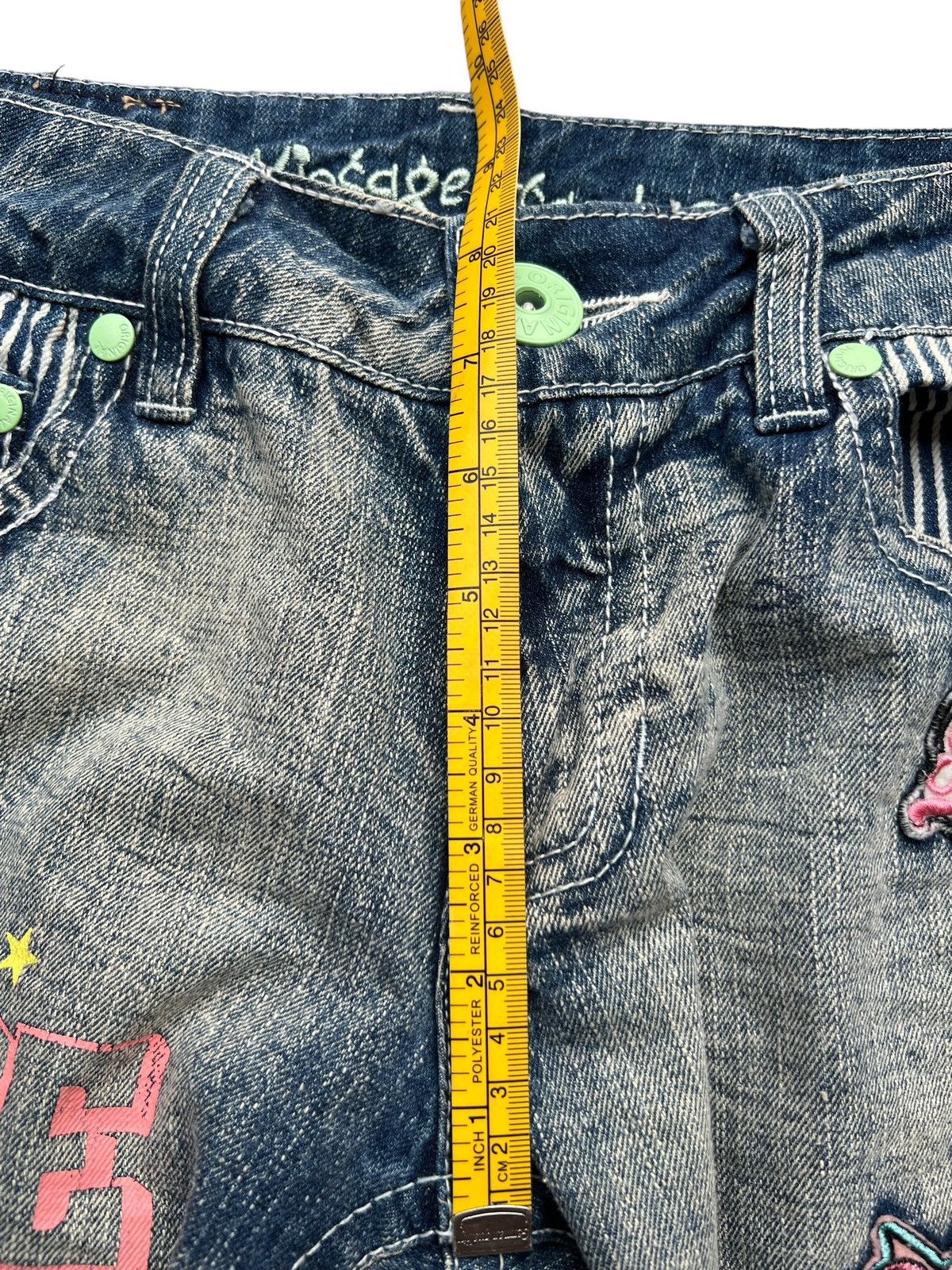 Other Japanese Distressed Patchwork Patches Denim Jeans 31x33 Size US 31 - 13 Thumbnail
