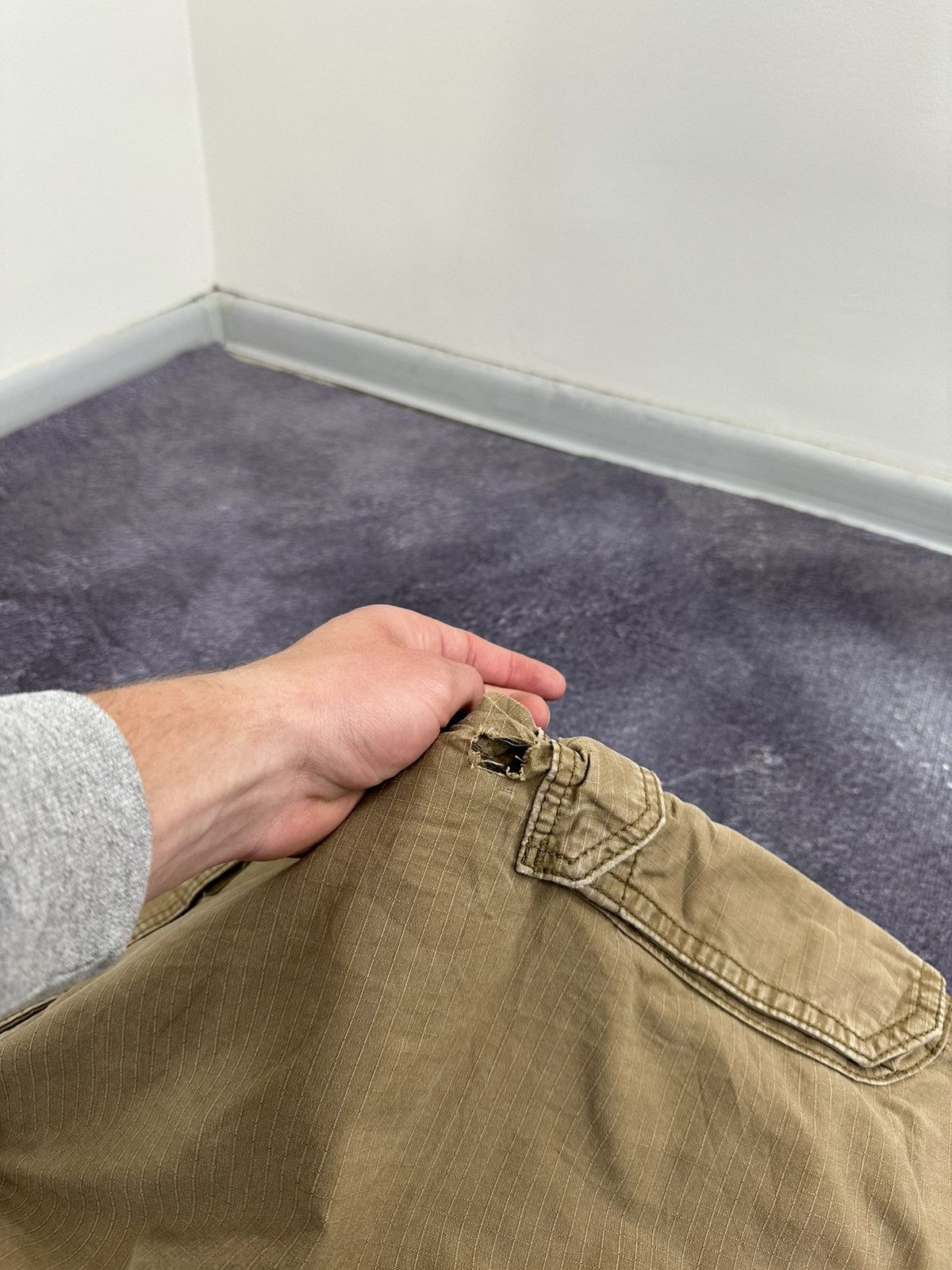 Carhartt Vintage Carhartt Cargo Baggy Distressed Opium USA Work Pants Size US 38 / EU 54 - 9 Thumbnail