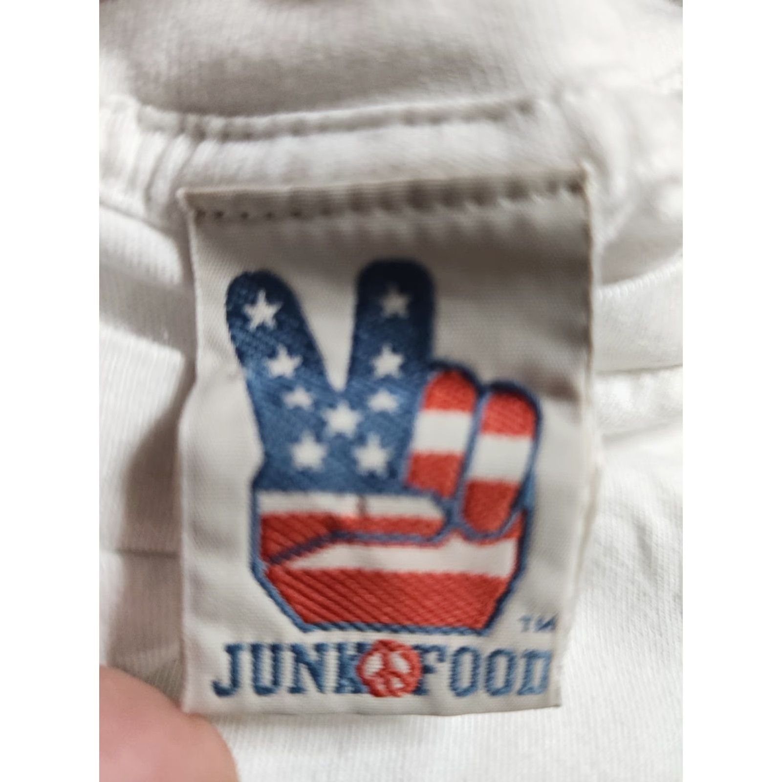 Junk Food Junk Food Mens L T Shirt Star Wars The Force Awakens Crew Neck Short Sleeve White Cotton Blend Graphic Print 2015 Stars Mens Size US L / EU 52-54 / 3 - 7 Thumbnail