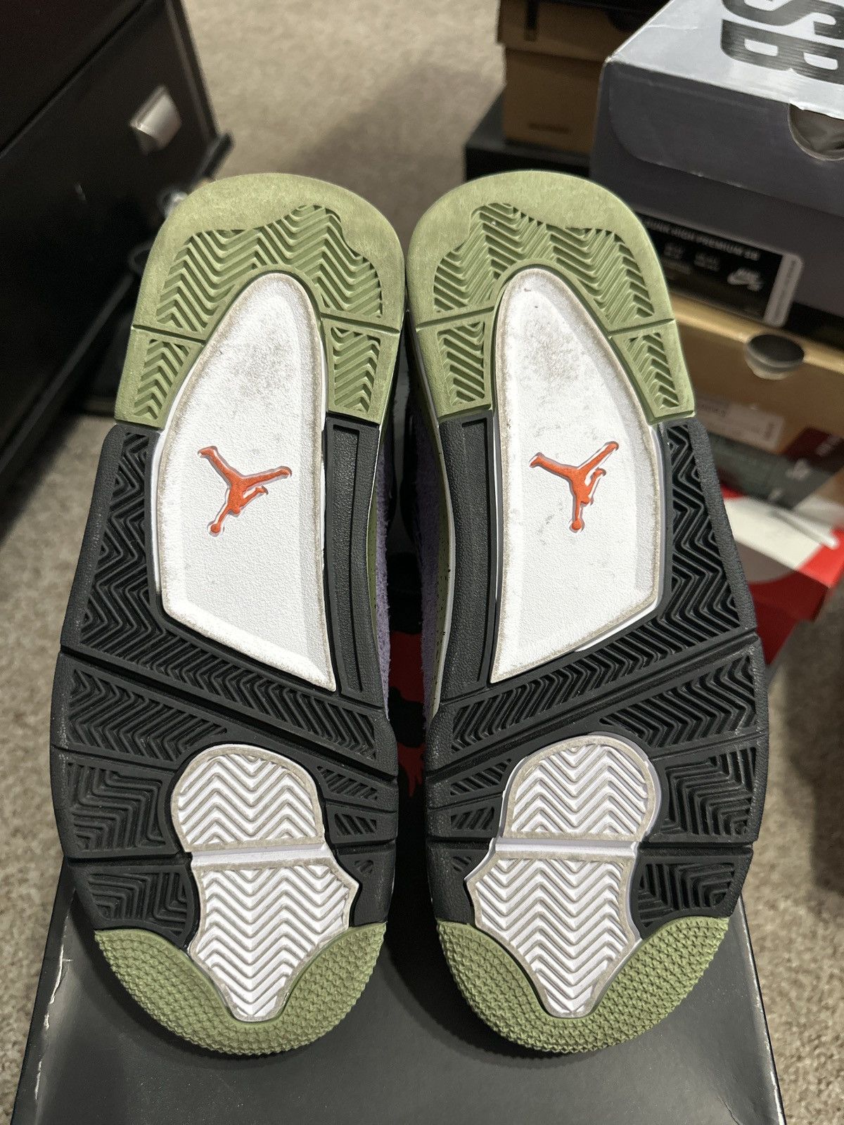 Jordan Brand Canyon Purple Jordan 4 Size US 9 / IT 39 - 5 Thumbnail