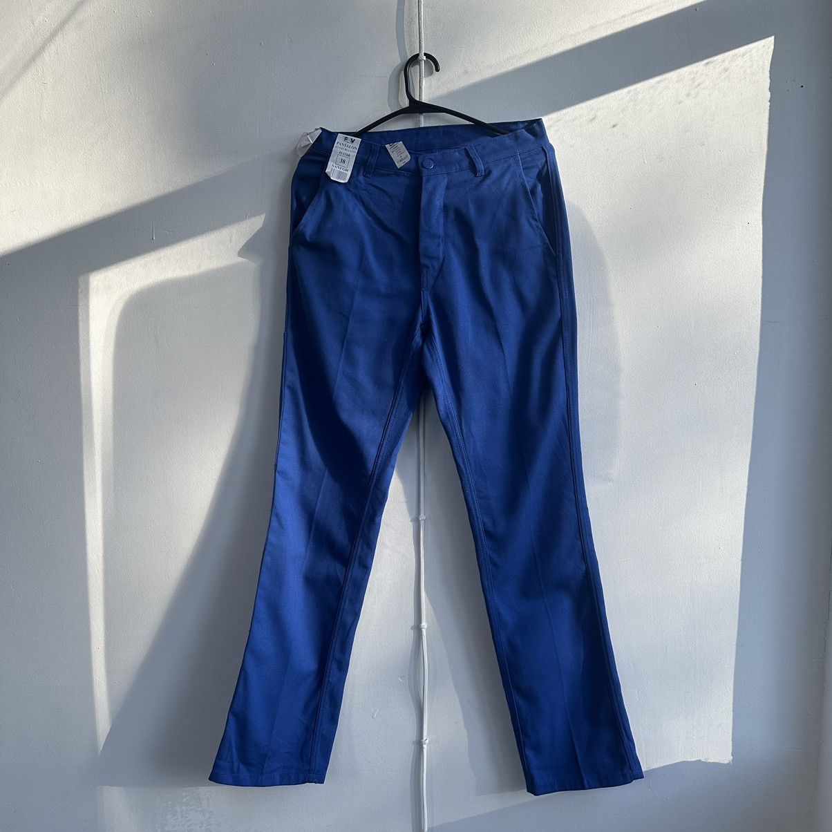 Other 1970ʼs Vintage French utility HBT Sanfor Cotton Work Pants Size US 30 / EU 46 - 13 Thumbnail