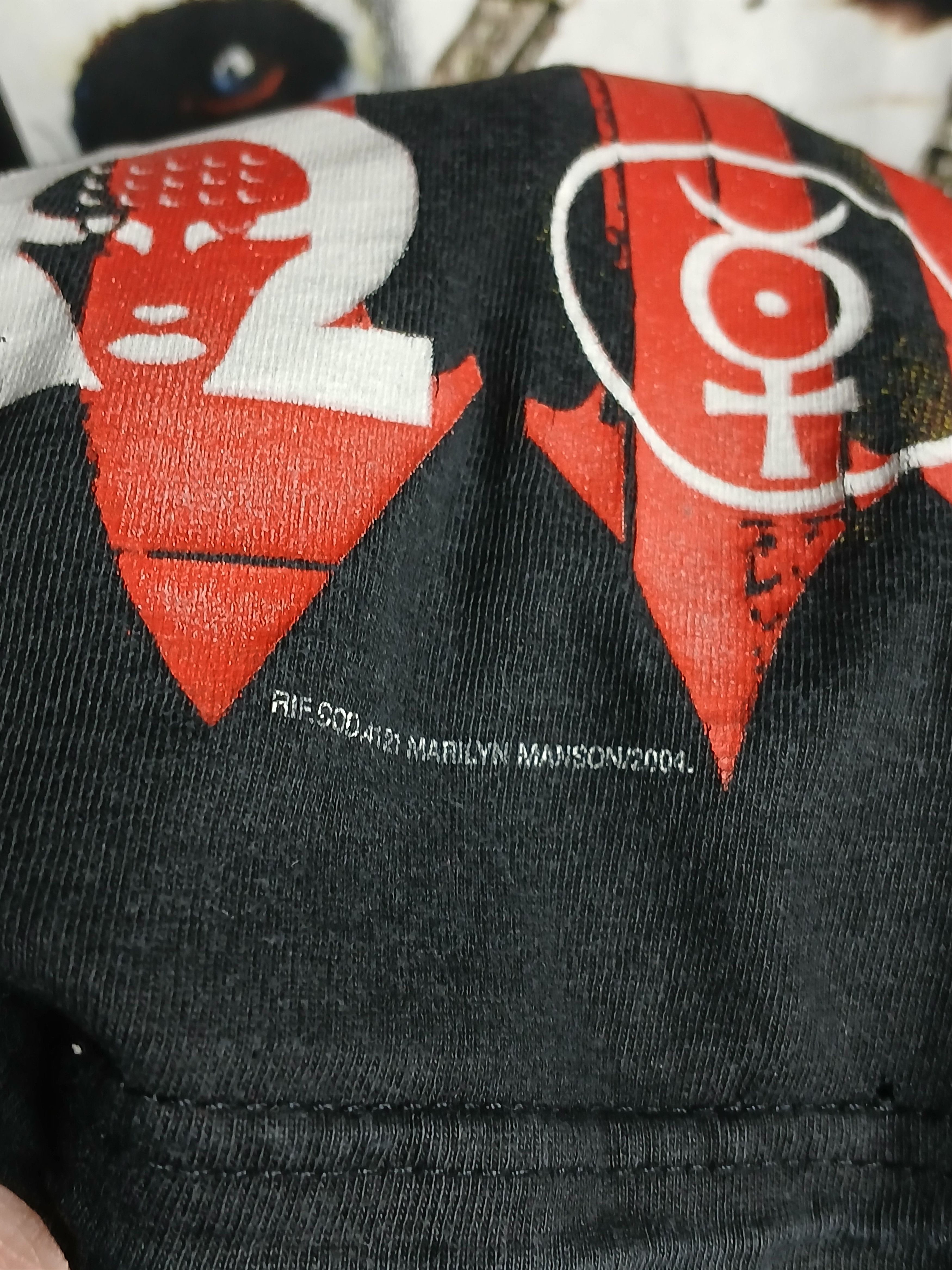 Band Tees × Marilyn Manson × Vintage Vintage 2004 Marilyn Manson T-Shirt Size US S / EU 44-46 / 1 - 6 Thumbnail