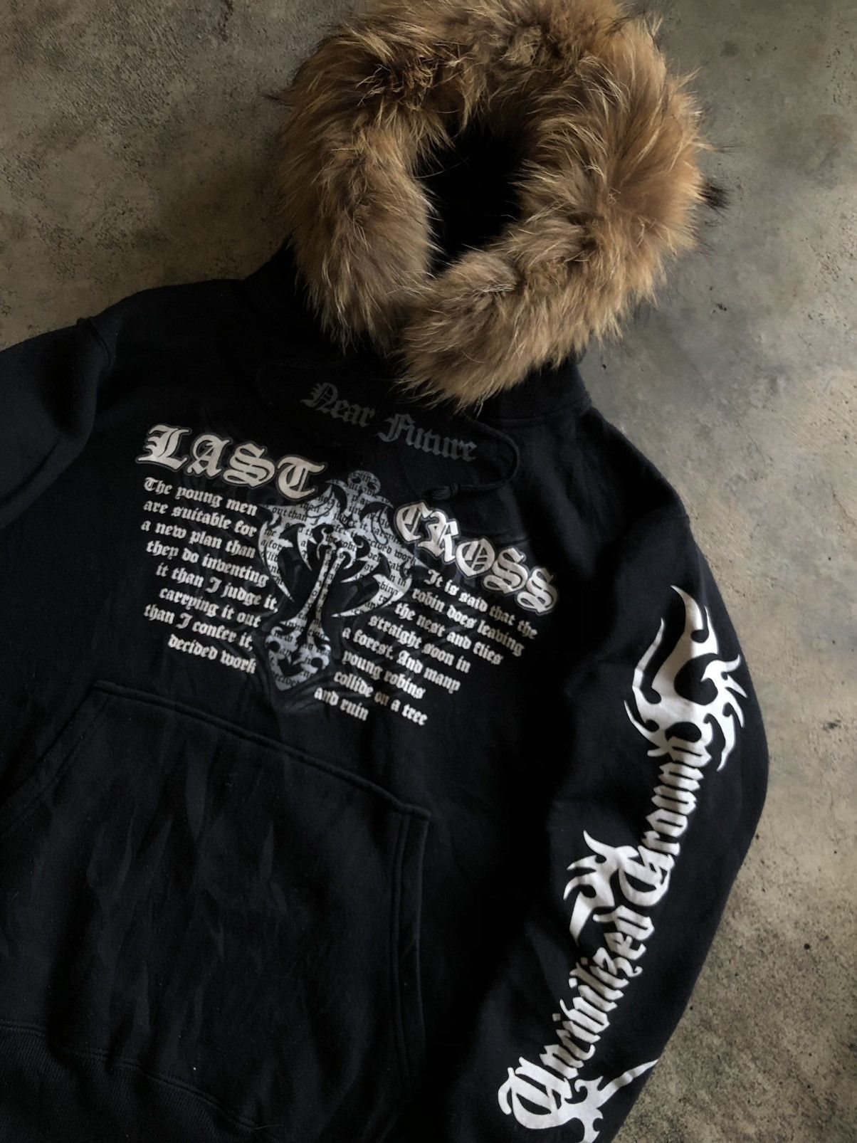 If Six Was Nine JAPANESE BEAUMERE FUR HOODIE POEM GOTHIC STYLE Size US M / EU 48-50 / 2 - 6 Thumbnail