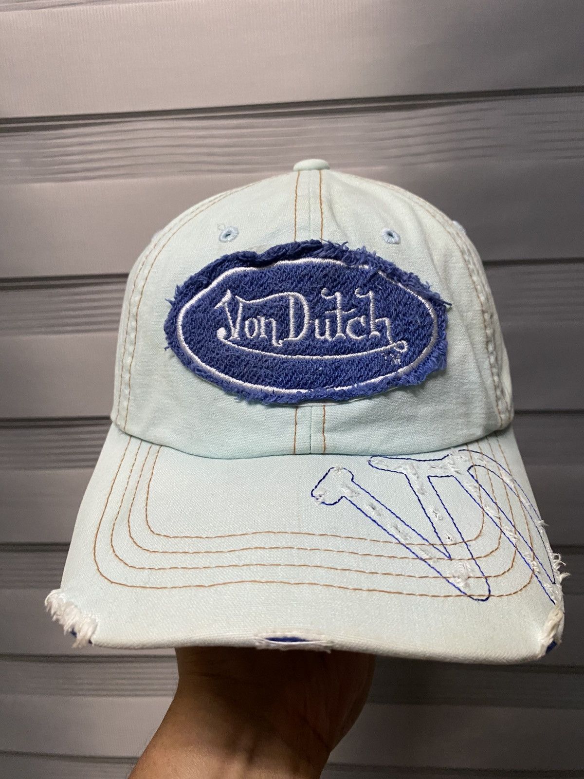 Vintage × Von Dutch 🔥 Vintage Von Dutch Hat Distressed 🔥 Size ONE SIZE - 1 Thumbnail