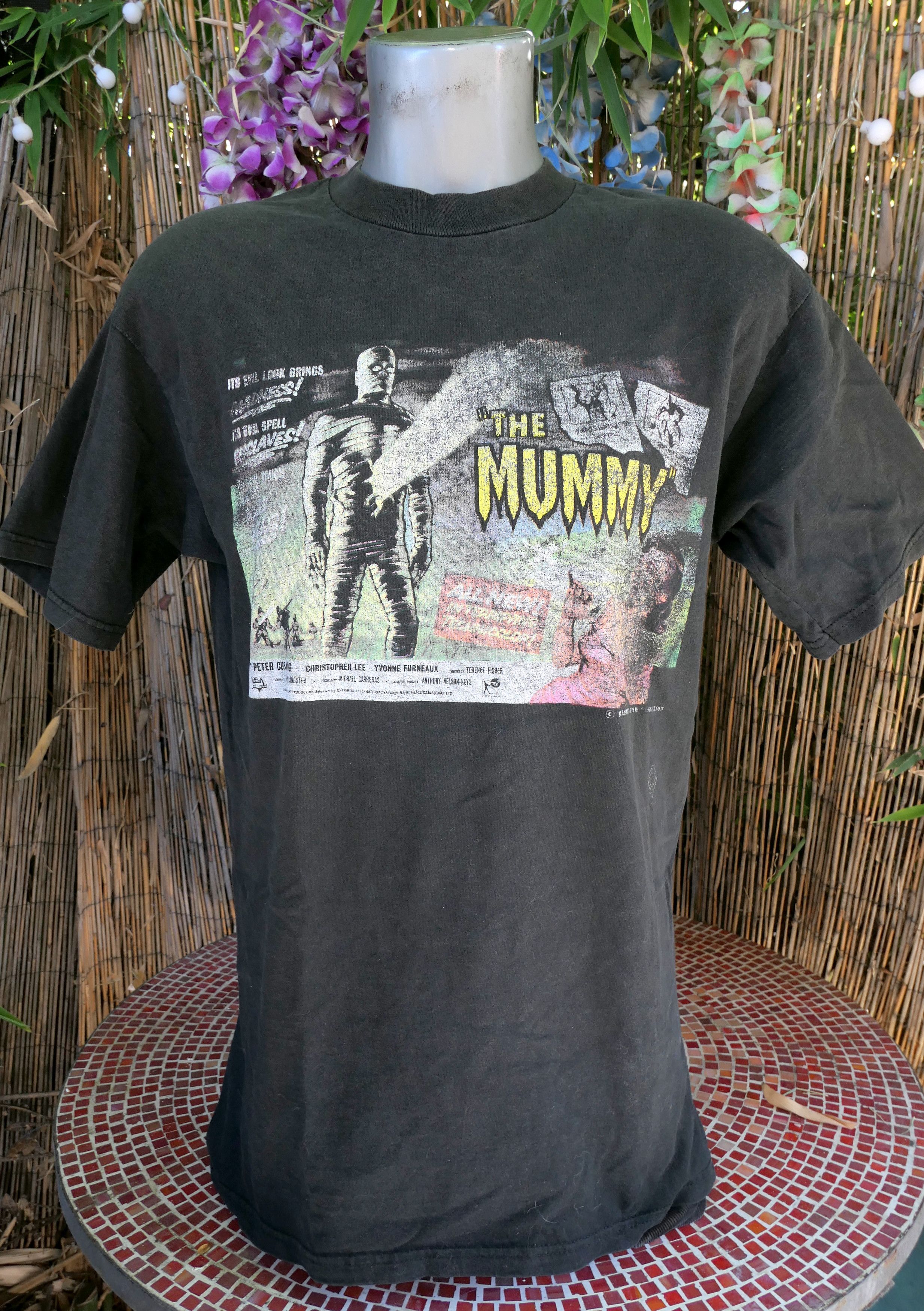 Vintage Vintage THE MUMMY (1959) Hammer Films T Shirt Large Size US L / EU 52-54 / 3 - 2 Thumbnail