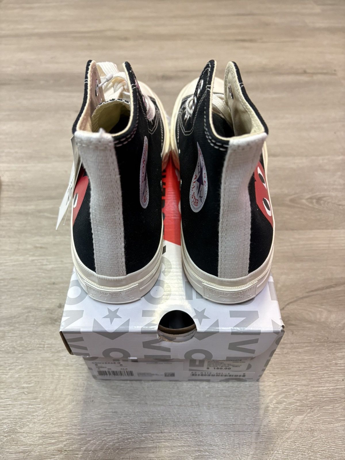 CDG by Comme des Garcons × Converse Play Converse ‘70 High Size US 6 / EU 39 - 4 Thumbnail